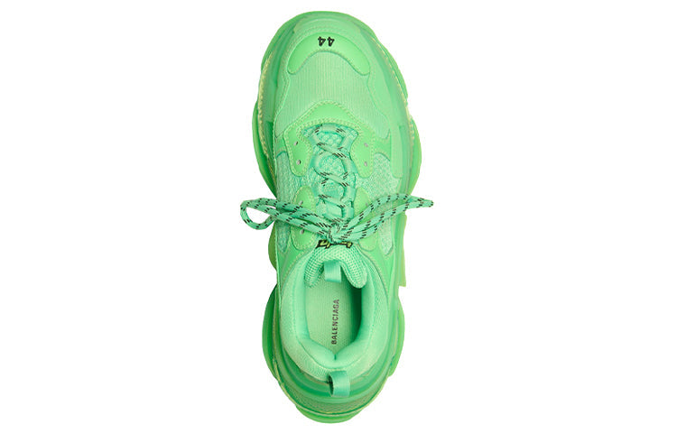 Balenciaga Triple S Soft Neon Green Clear Sole