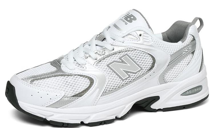 New Balance 530 White Silver Metallic