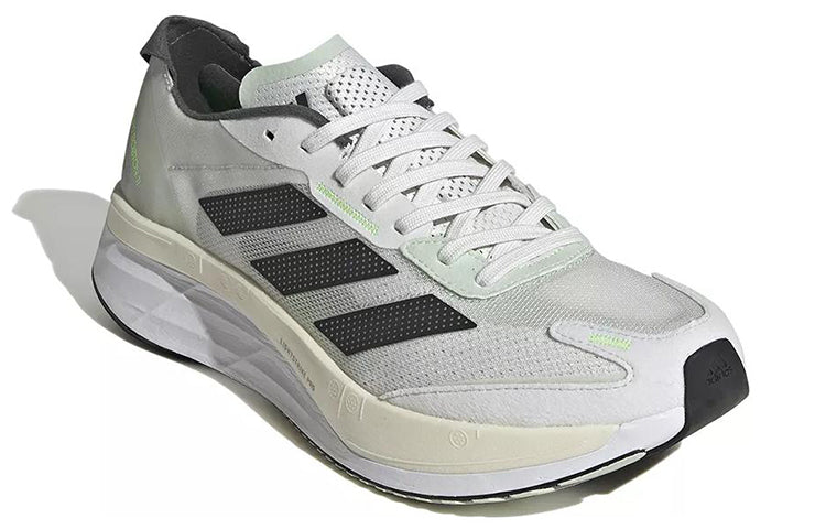adidas Adizero Boston 11 Crystal White Linen Green
