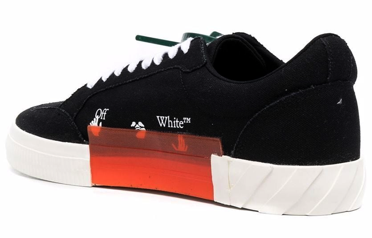 OFF-WHITE Vulc Low Black White White