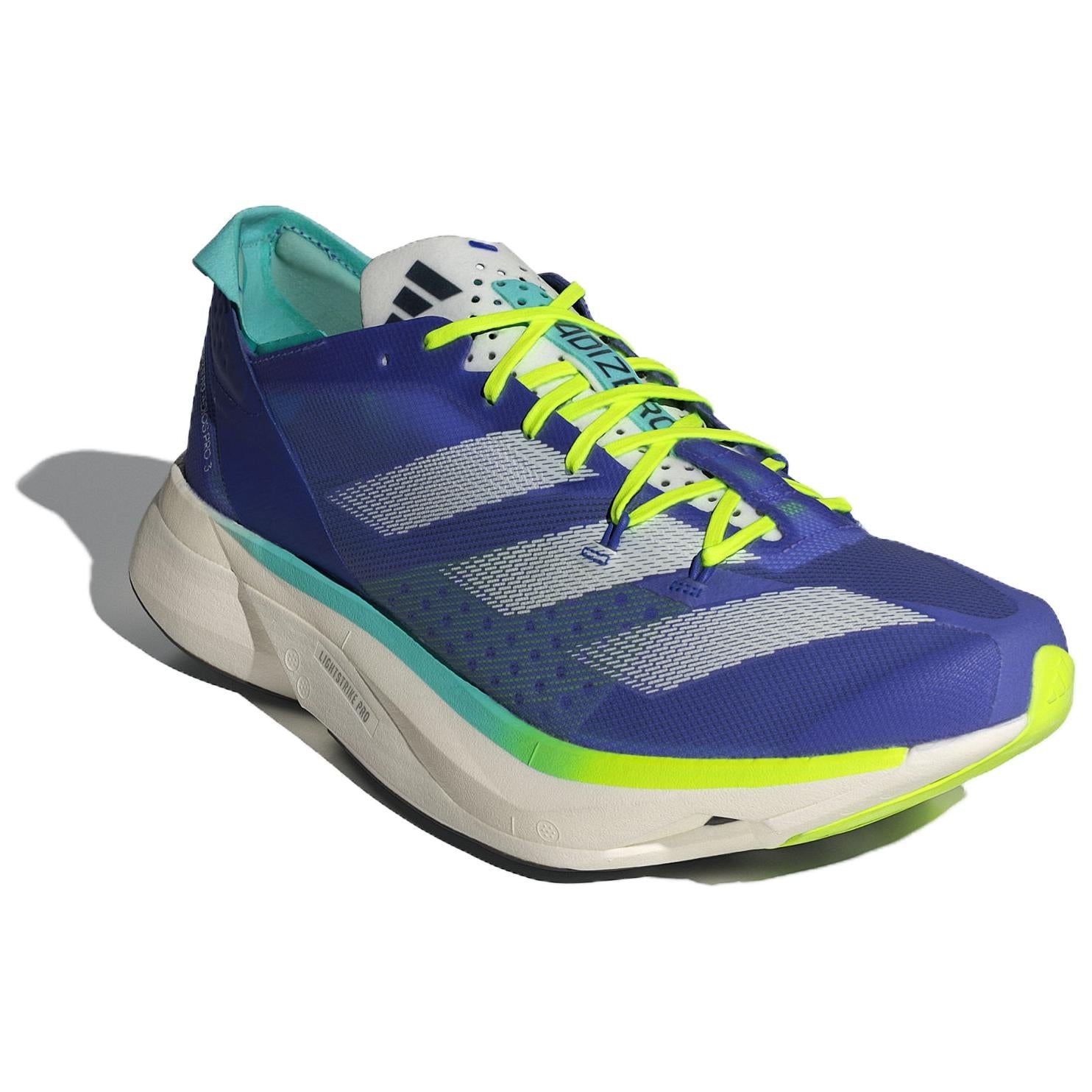 adidas Adizero Adios Pro 3 Cobalt Blue Zero Metalic Lucid Lemon