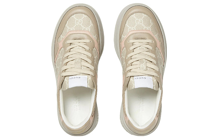 Gucci GG Sneaker Oatmeal Light Pink GG Supreme (Women's)