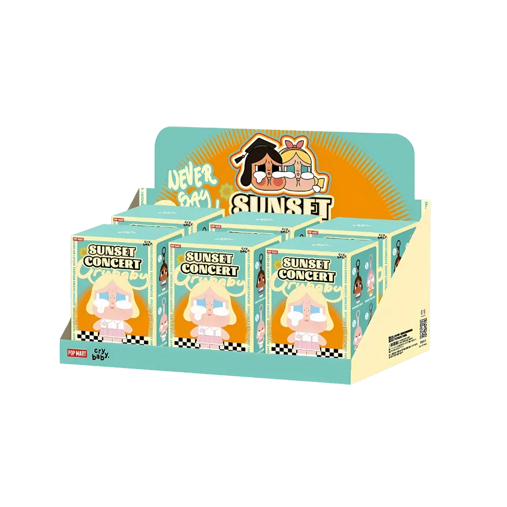 Pop Mart CRYBABY Sunset Concert Series Sealed Case (6 Blind Box) Pack of 6
