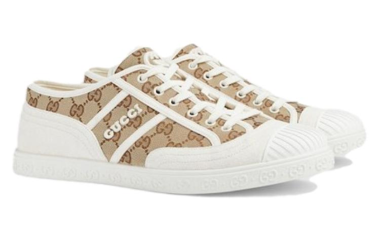 Gucci GG Canvas Trainer White Beige Monogram