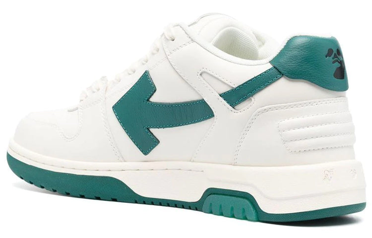 OFF-WHITE Out Of Office OOO Low Tops White Green (FW22)