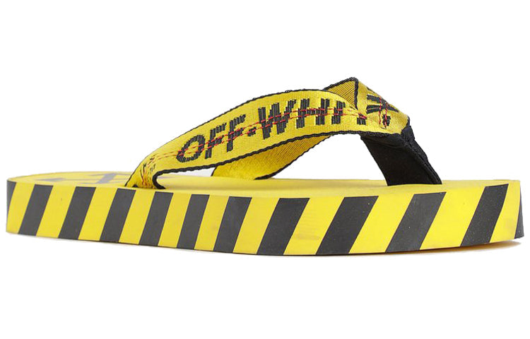 Off-White Flip Flops Yellow
