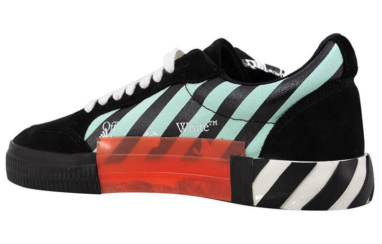 OFF-WHITE Vulc Low Black Blue Arrow