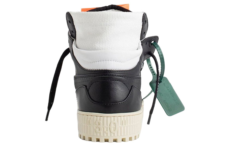 OFF-WHITE Off Court 3.0 Leather Canvas Black White