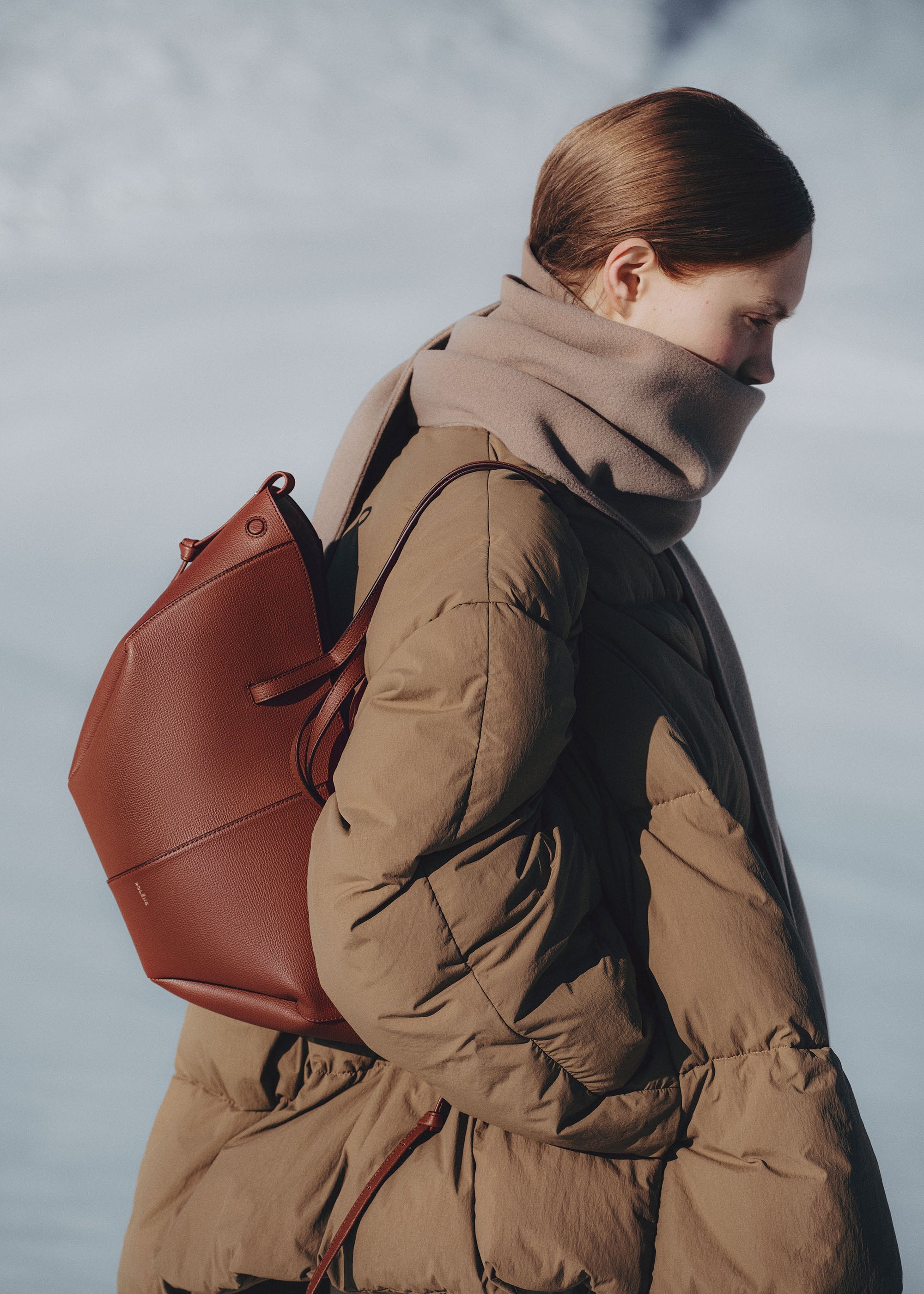 Polene Cyme Mini Textured Red Clay