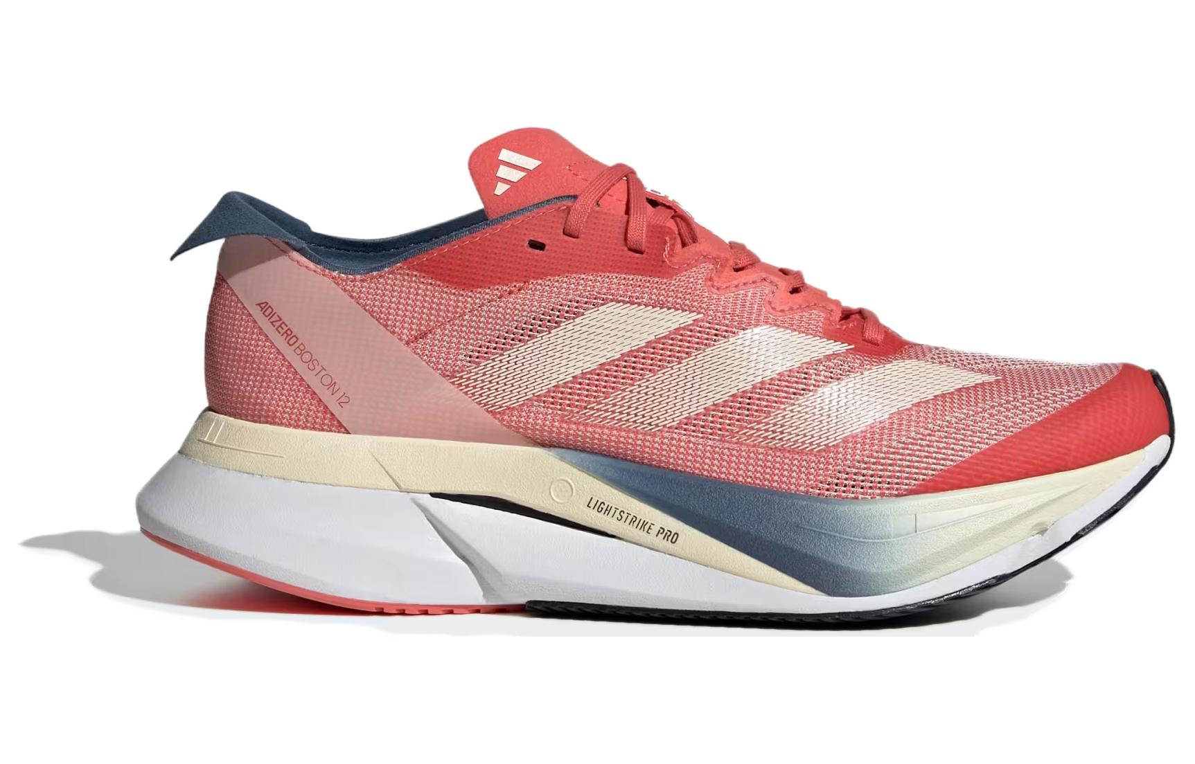 adidas Adizero Boston 12 Boston Marathon Preloved Scarlet Wonder White Preloved Ink (Women's)