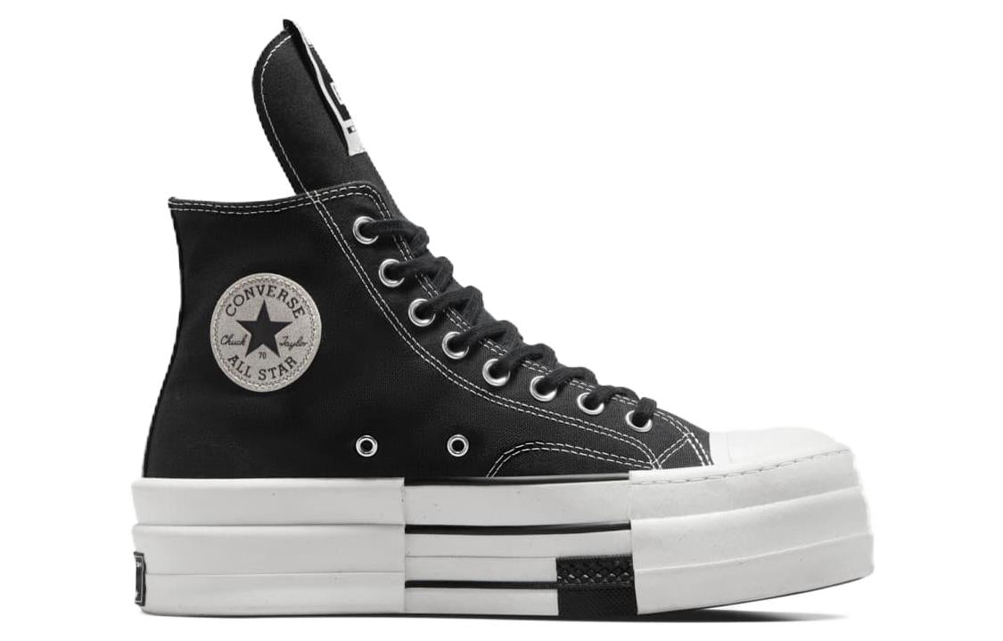 Converse DRKSHDW Chuck Taylor All Star DBL DRKSTAR Hi Rick Owens DRKSTAR Black