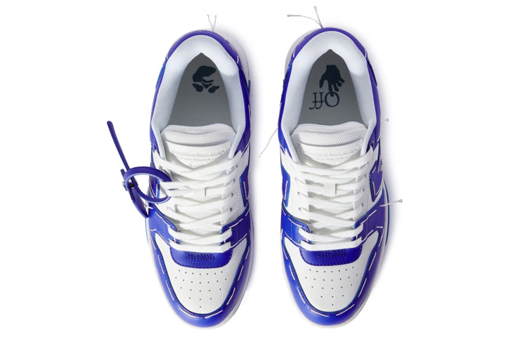 OFF-WHITE Out Of Office Sartorial Stitching White Dark Blue