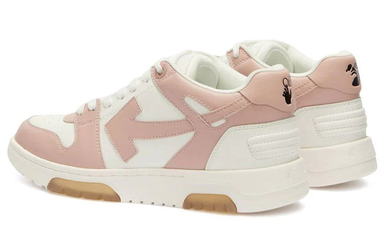 OFF-WHITE Out Of Office "OOO" Low Tops White Pink (Women's)