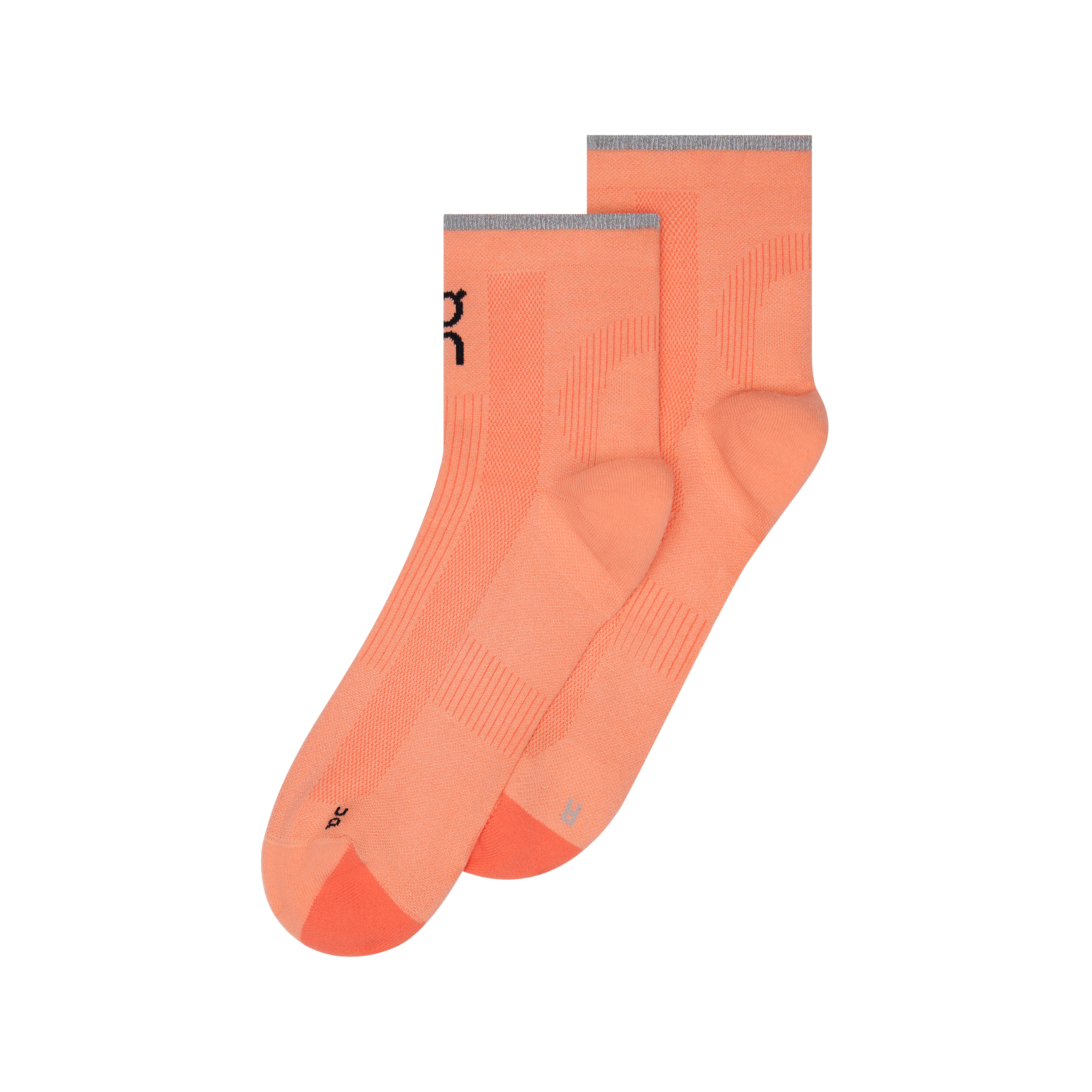 On Elite Run Sock Mid Sunstone | Reef