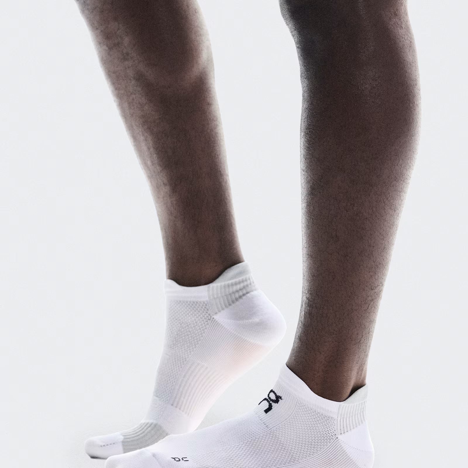 On Performance Run Sock Low White | Glacier