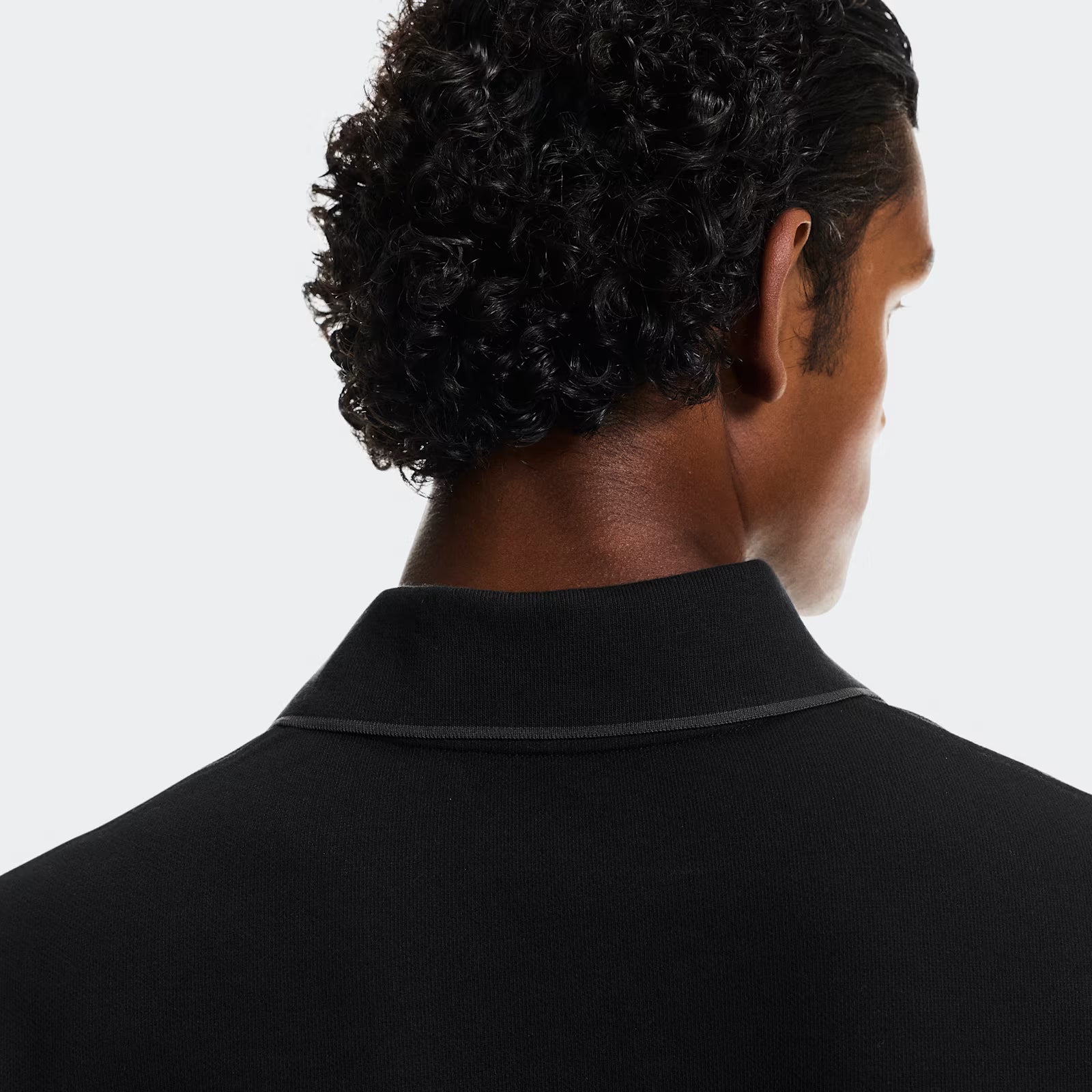 On Courtside Long-T Polo Black | Eclipse