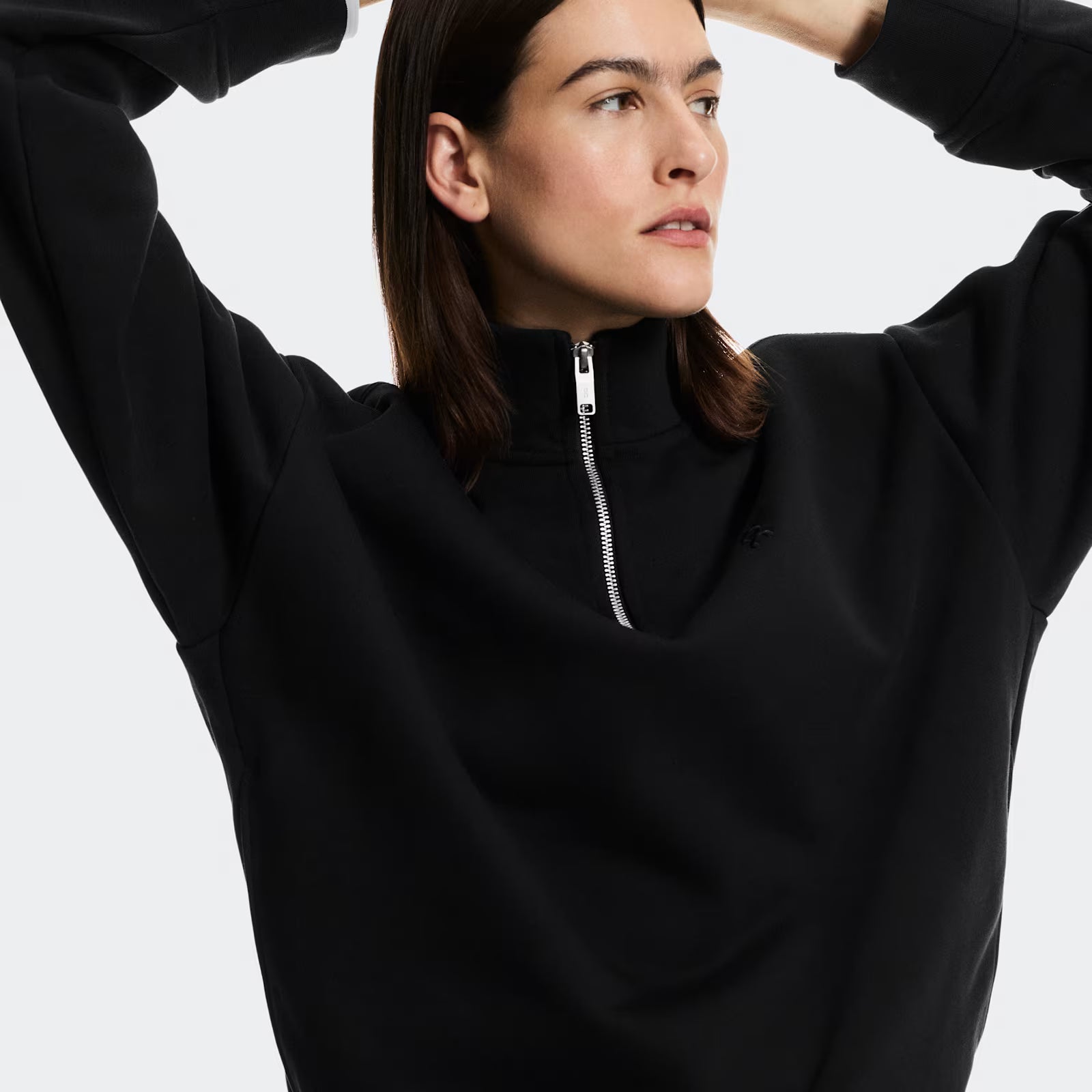 On Club Collective 1/4 Zip Black (Women'S)