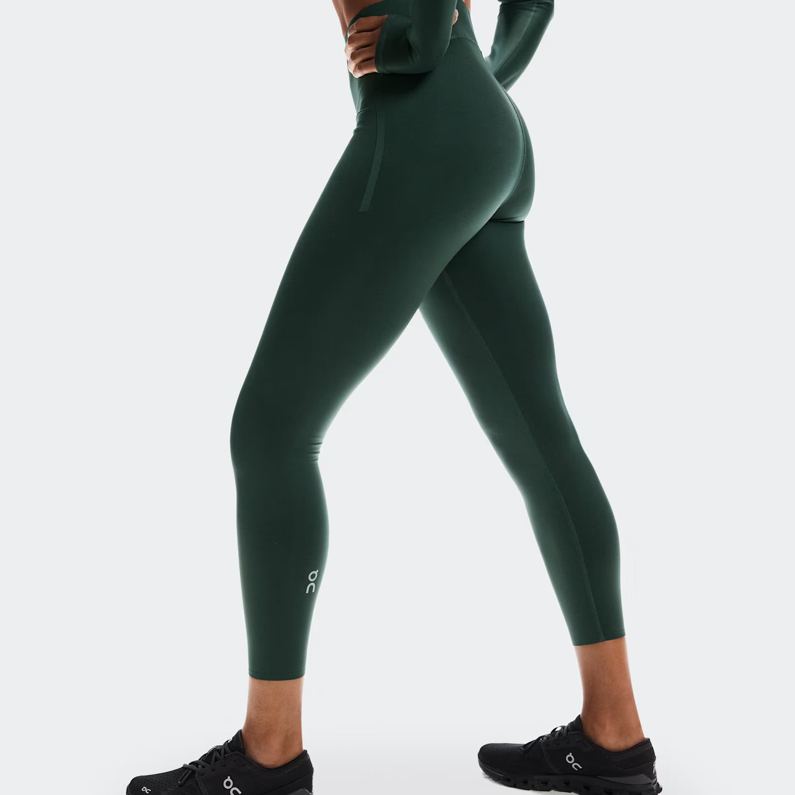 On Train Tights 7/8 Obsidian (Women'S)