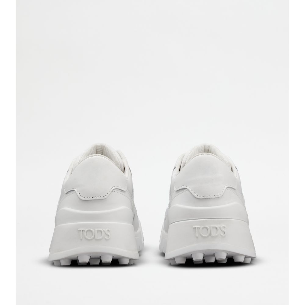 Tods Sneakers In Leather White Womens
