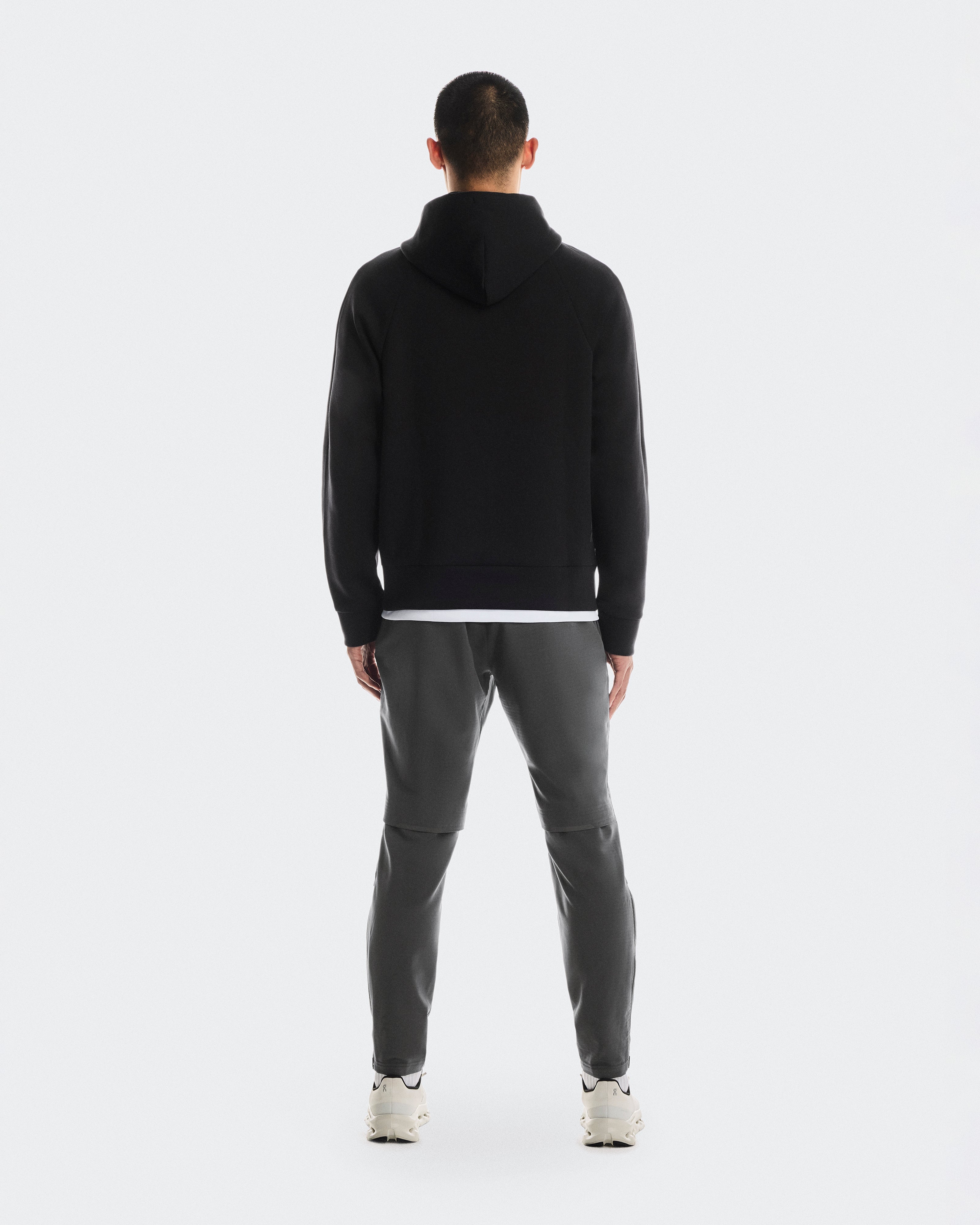 On Focus Tech Zip Hoodie Black