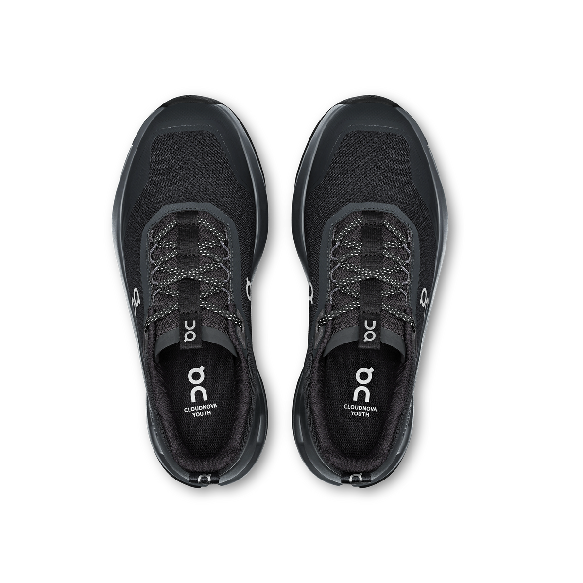 On Cloudnova Black Eclipse Kids