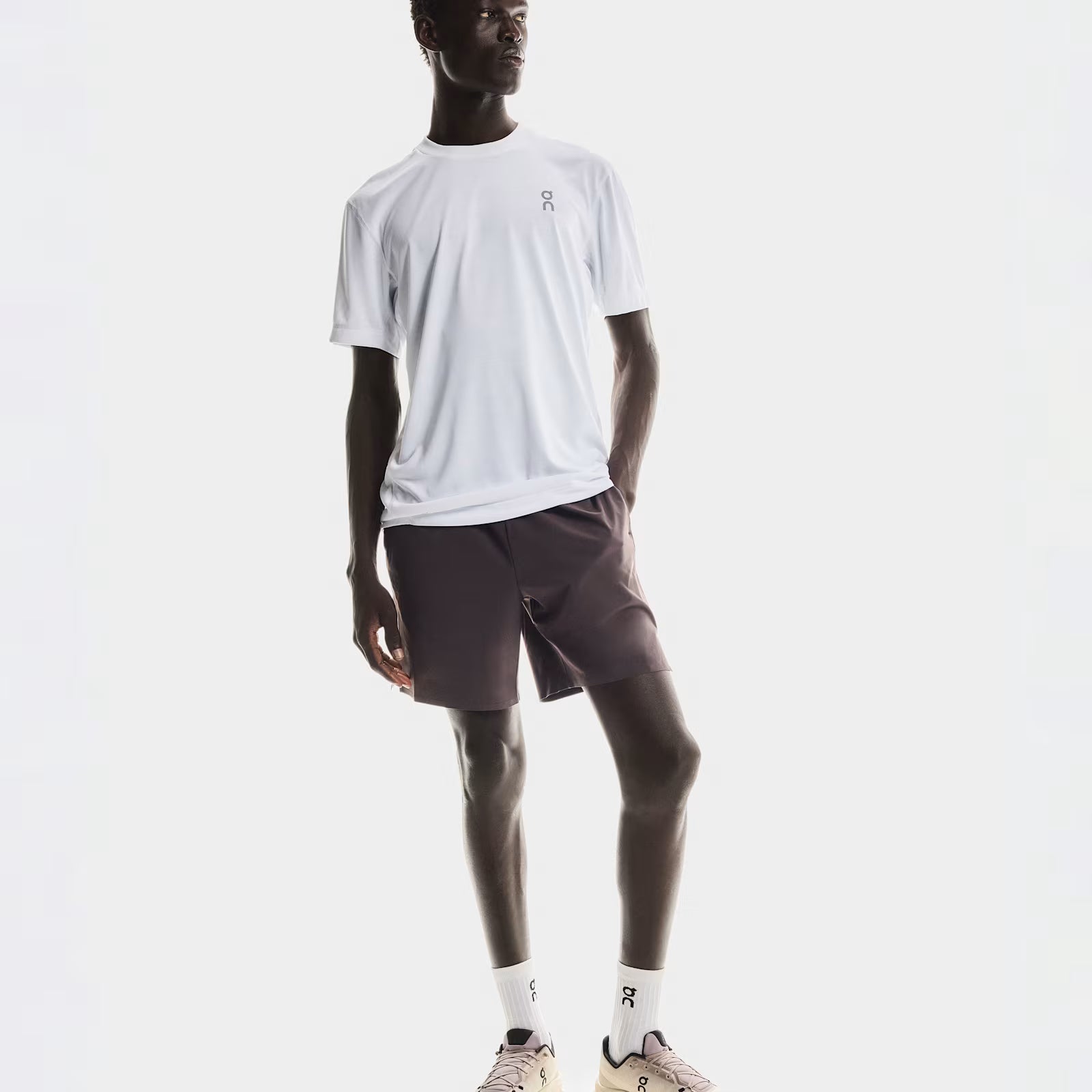 On Focus Shorts Pebble