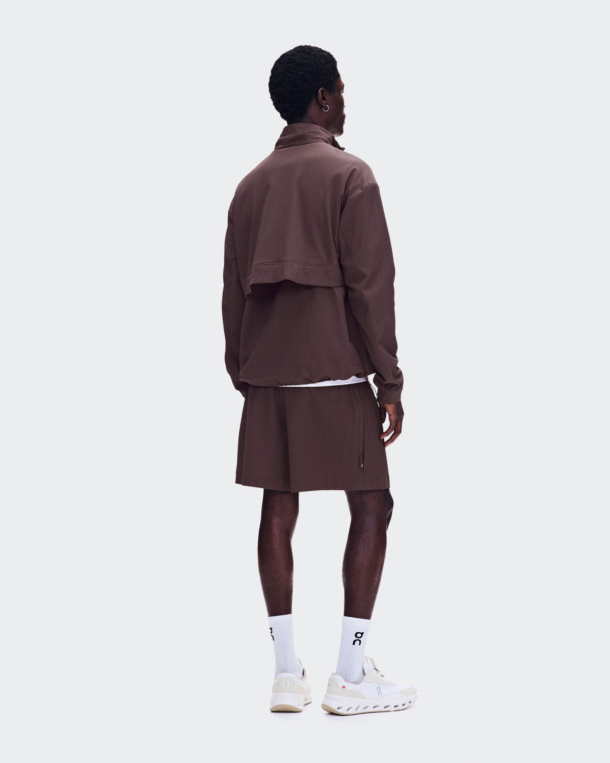 On Courtside 1/2 Zip Eaze Mulberry