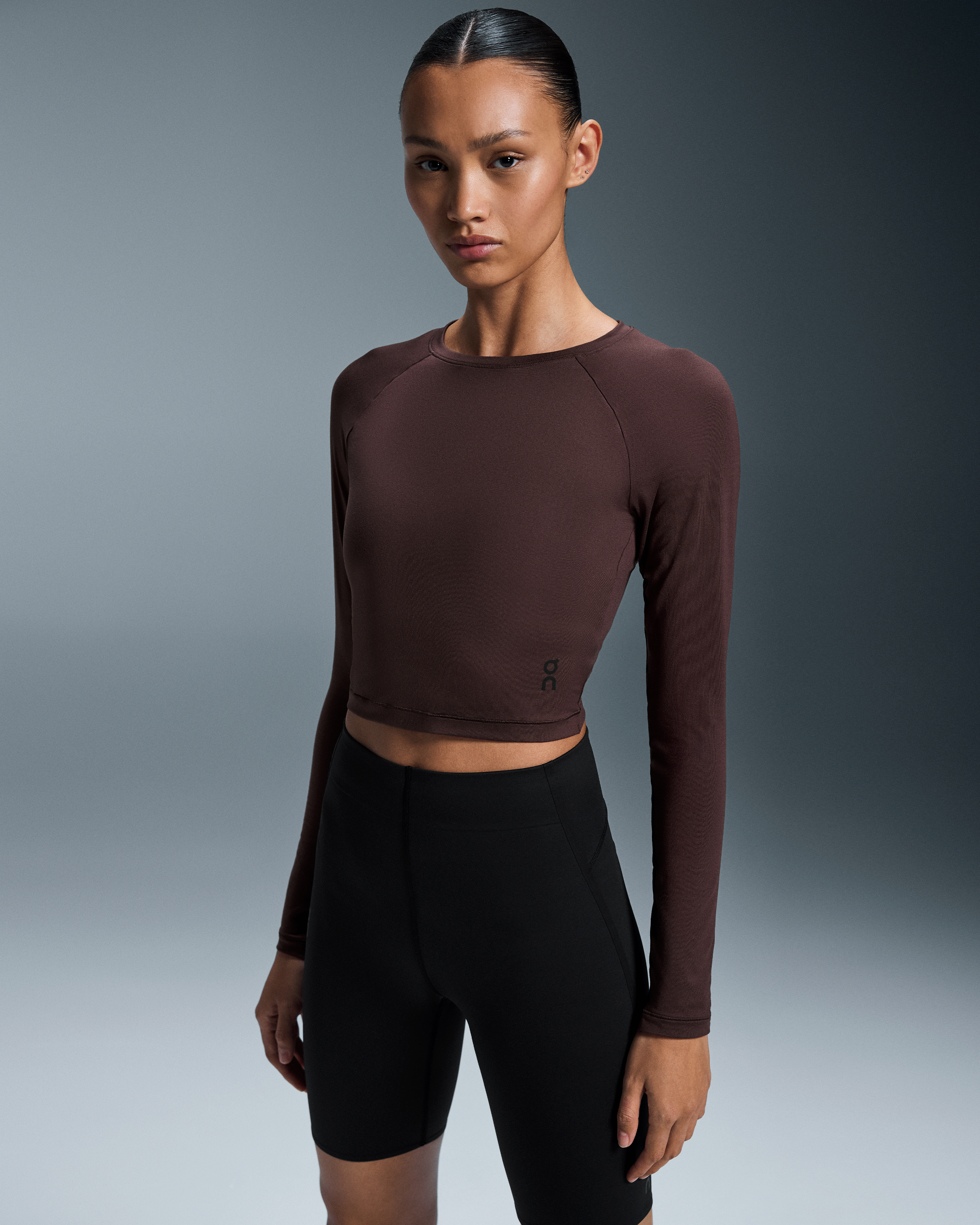 on movement long-t crop Mulberry (Women's)