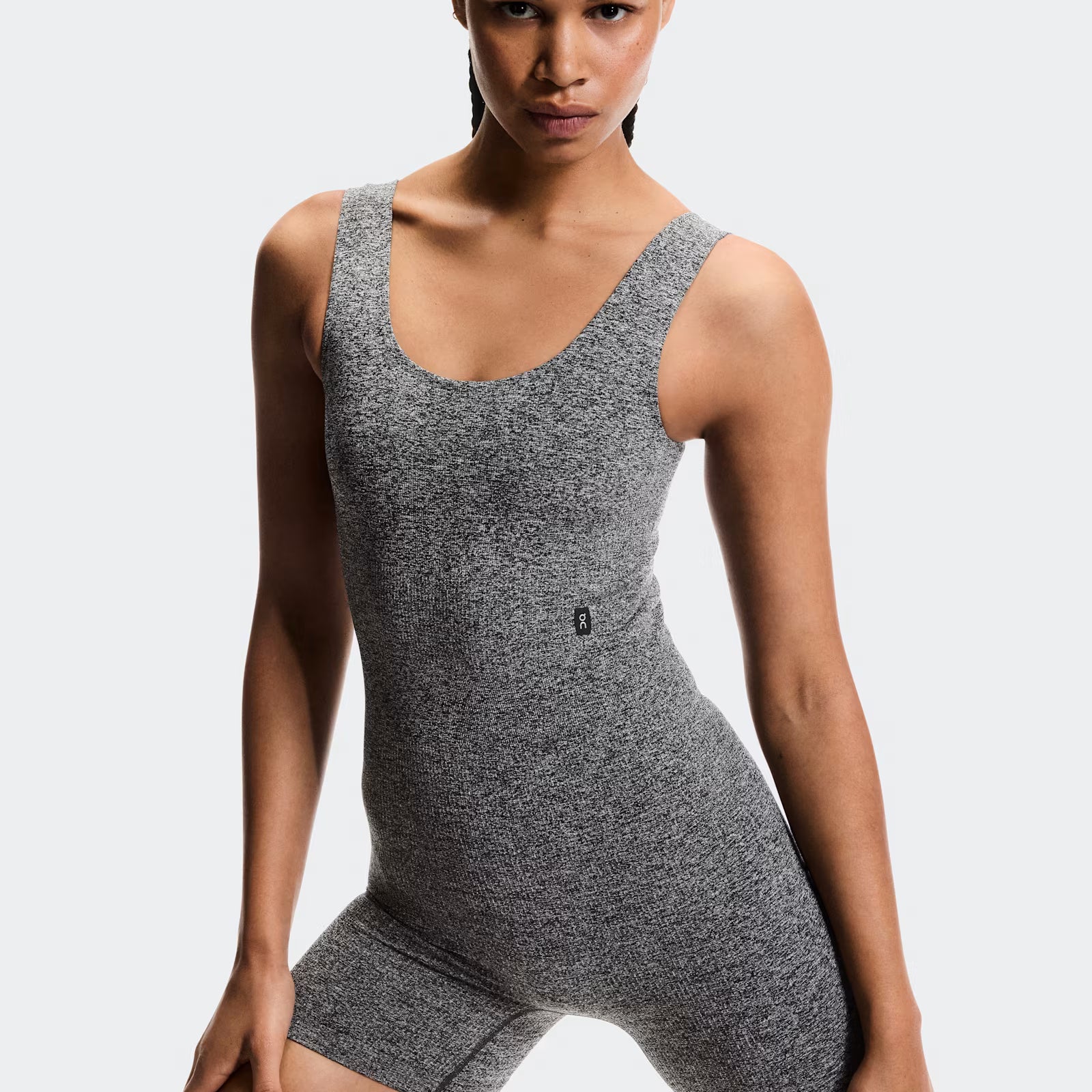 On Studio Knit Bodysuit Graphite Heather (Women'S)