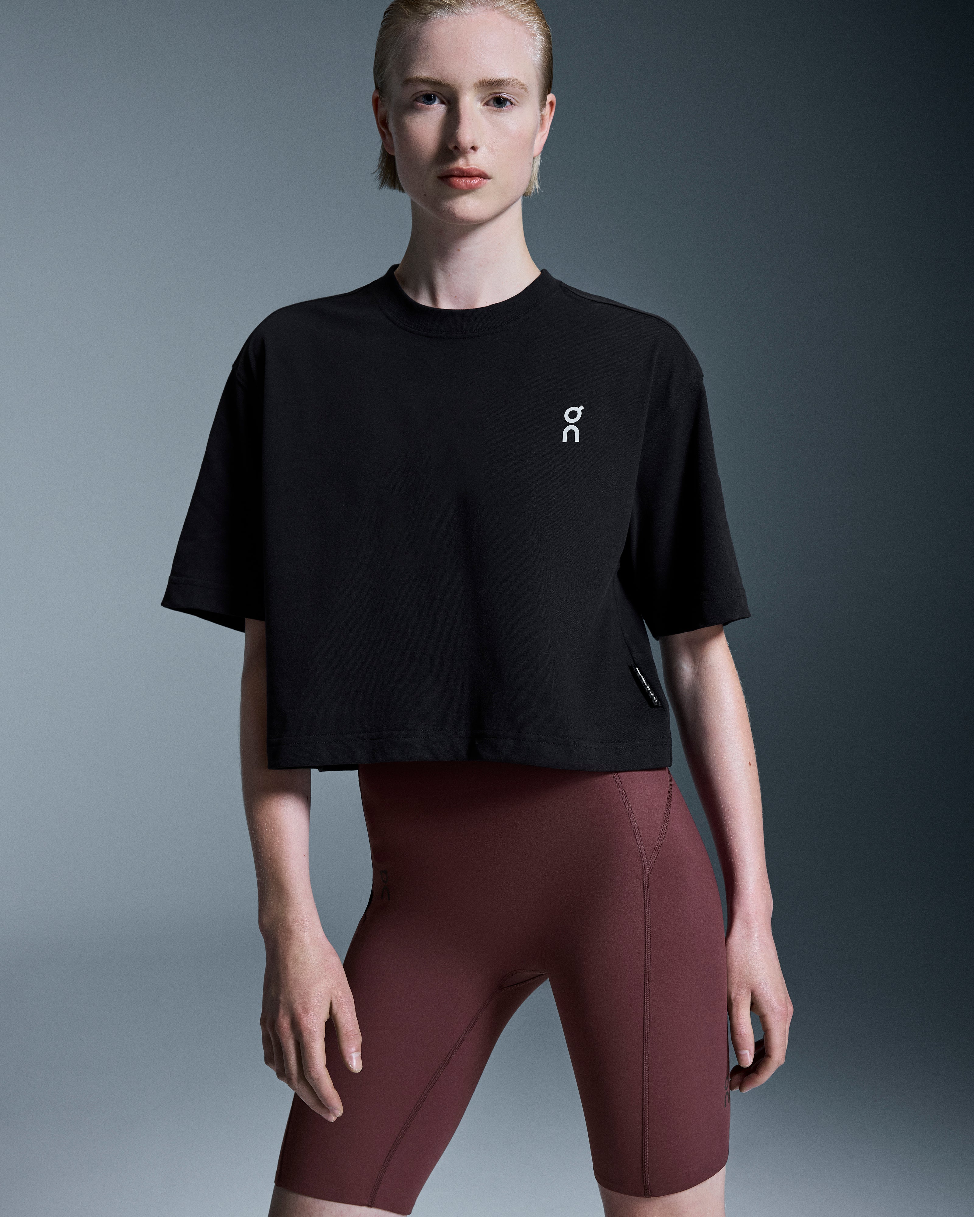 On Club Boxy-T Black (Women'S)