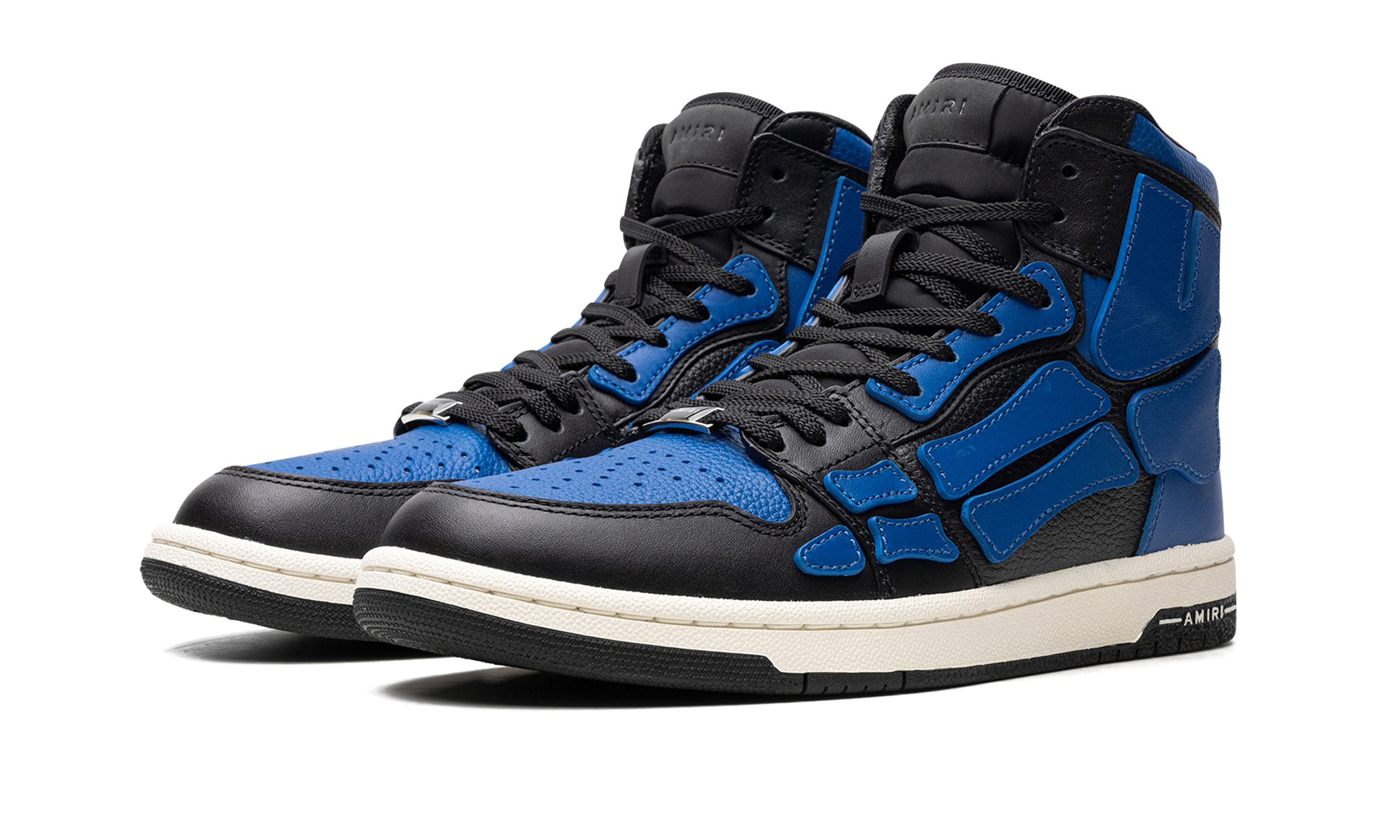 AMIRI Skel Panelled High Top Blue Black