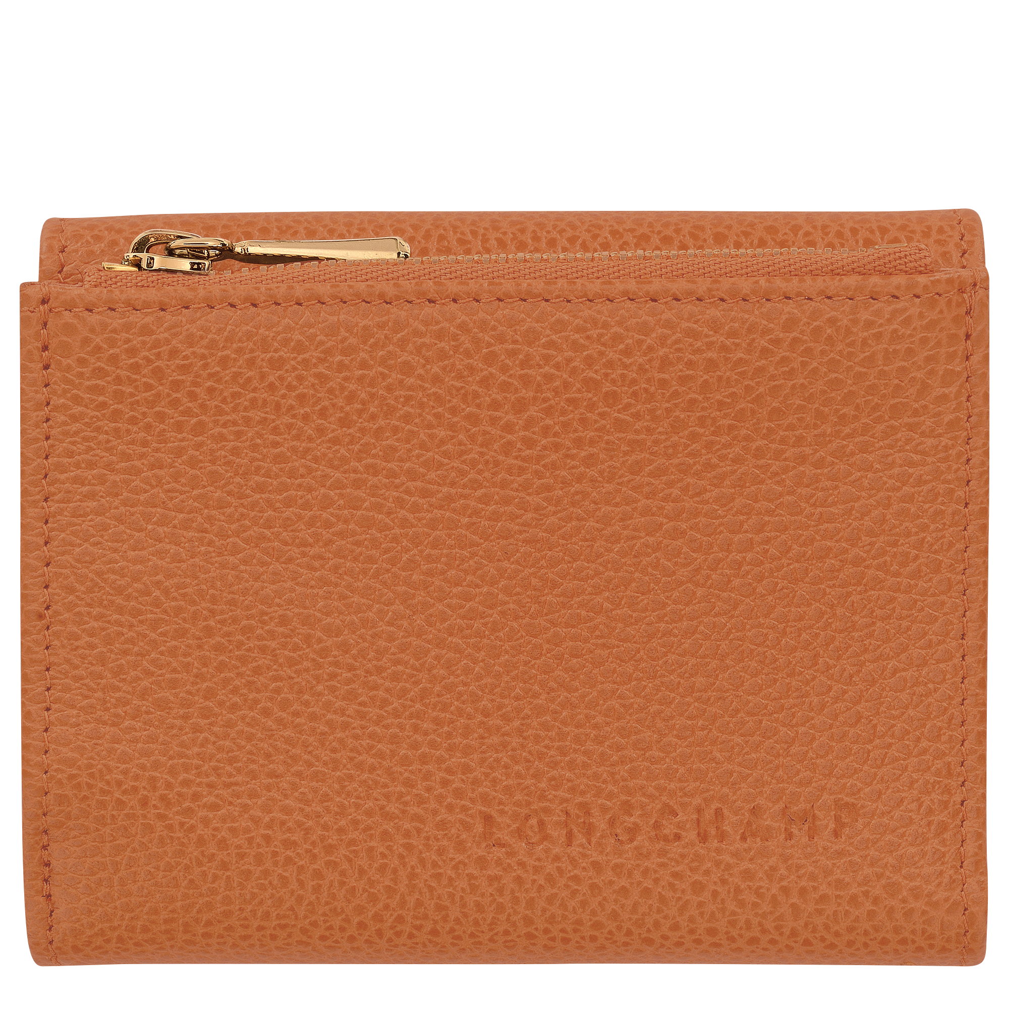 Longchamp Le Foulonné Compact wallet Amber