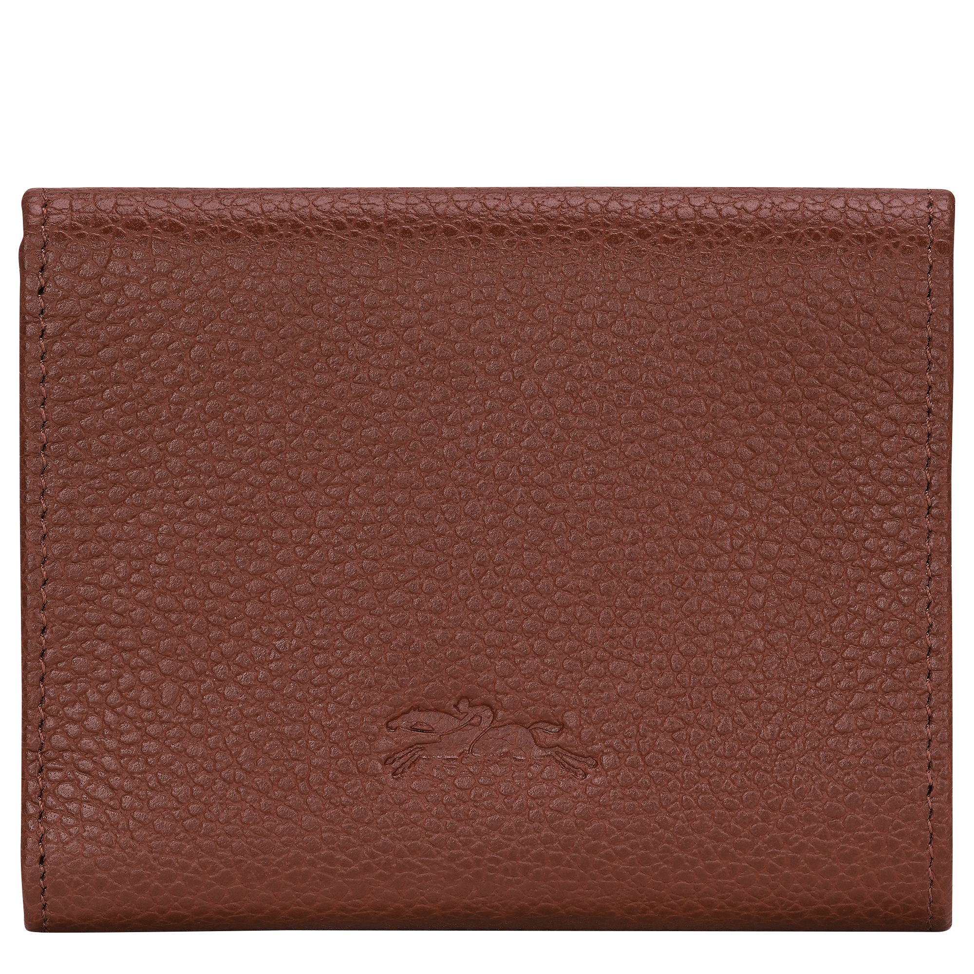Longchamp Le Foulonné Compact wallet Coffee