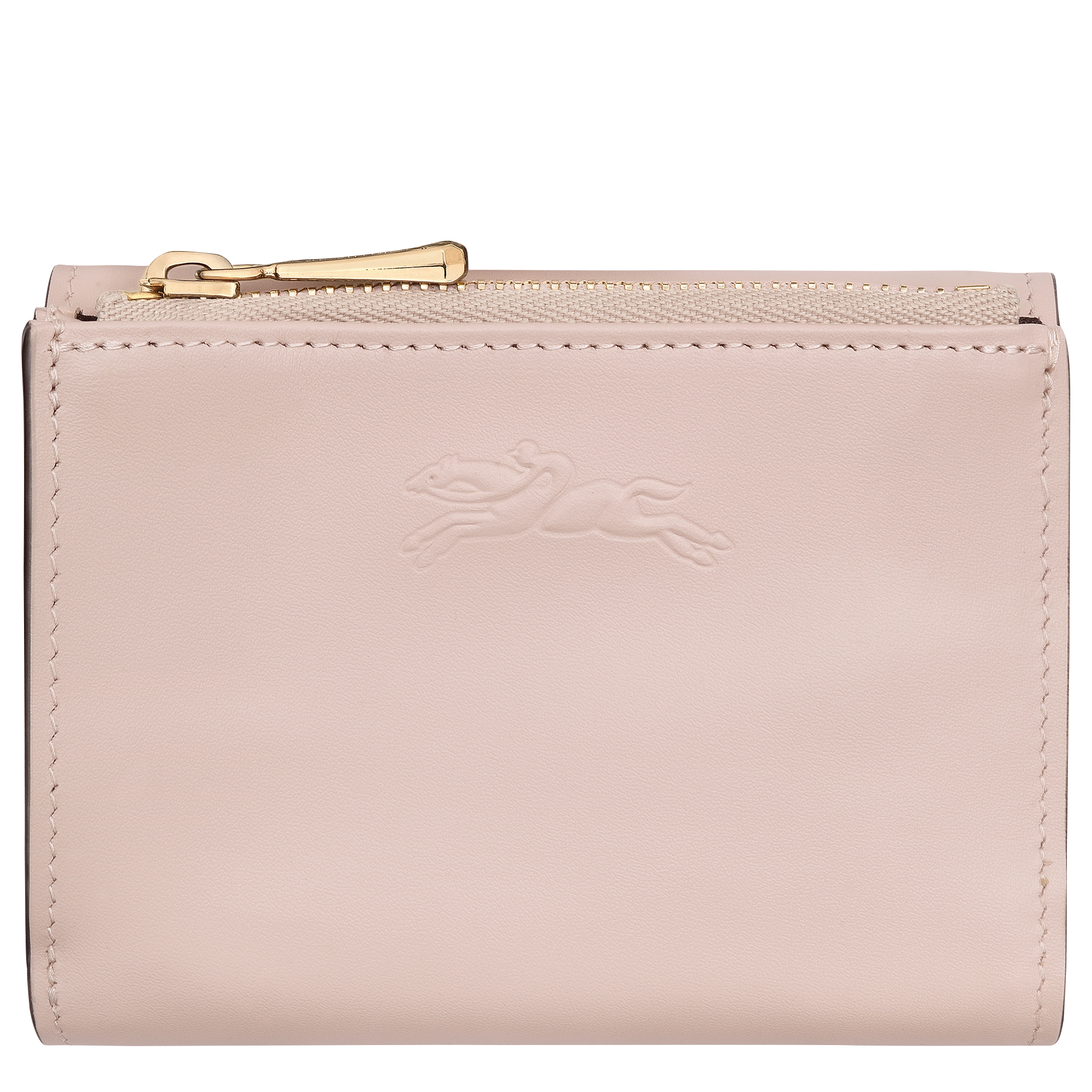 Longchamp Épure Compact wallet Petal Pink