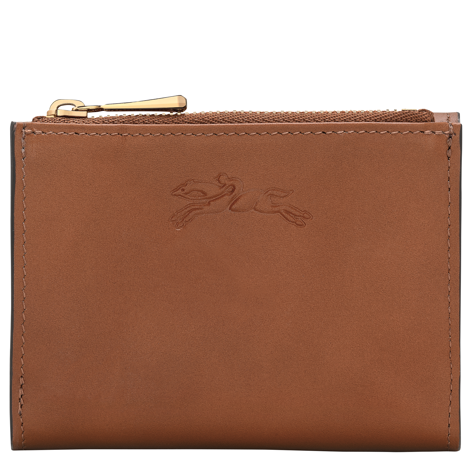 Longchamp Épure Compact wallet Cognac