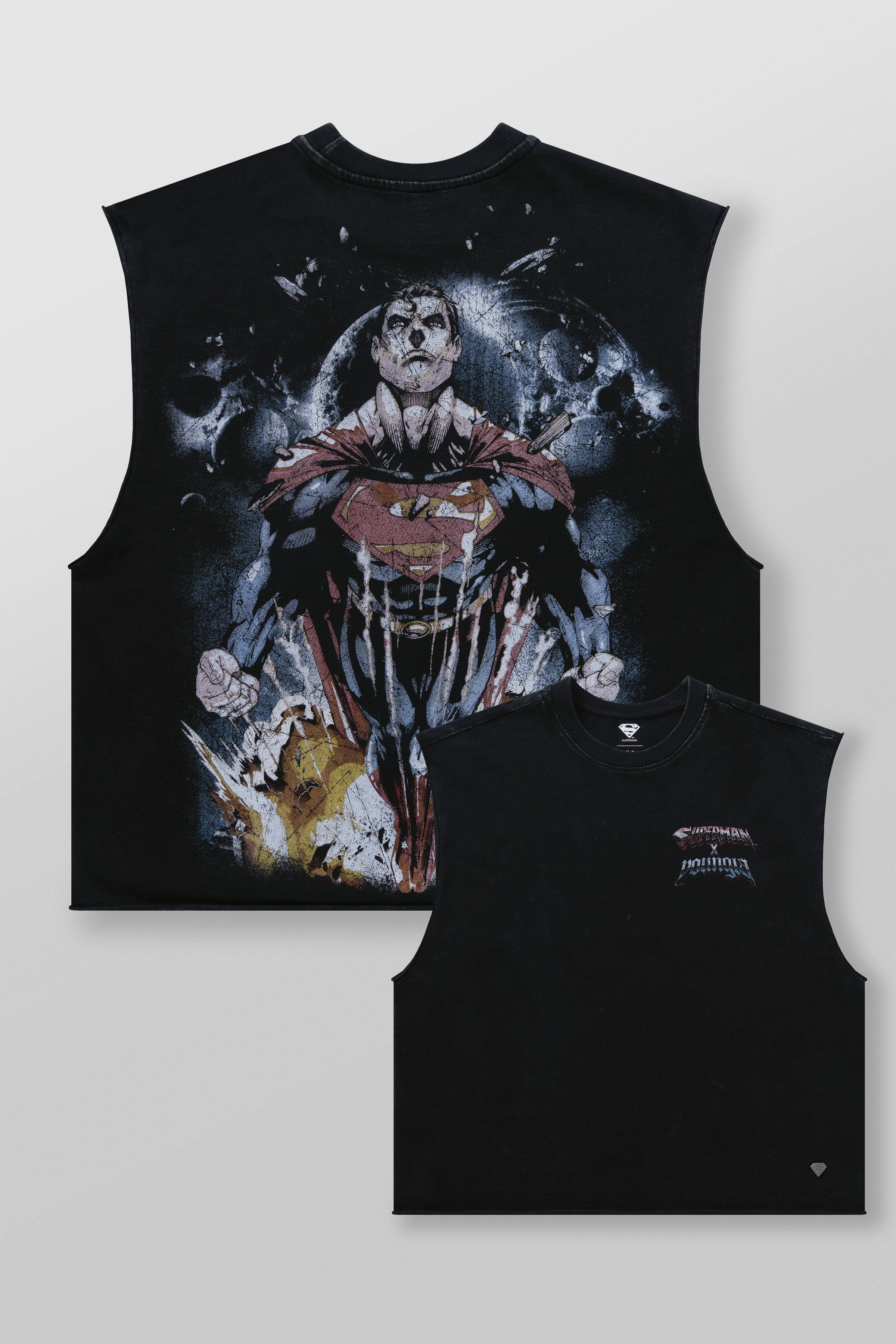 YoungLA 3004 - Superman Cut-Offs Spacebound