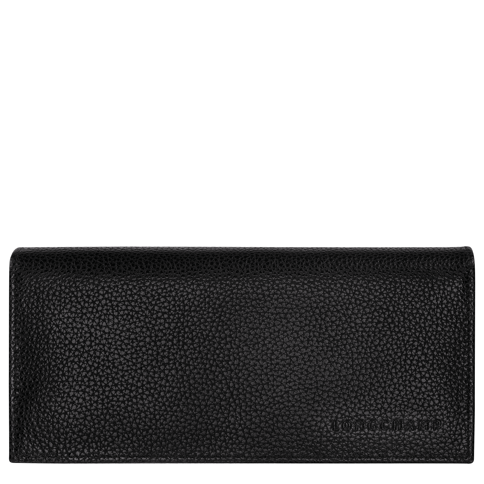 Longchamp Le Foulonné Long continental wallet Black