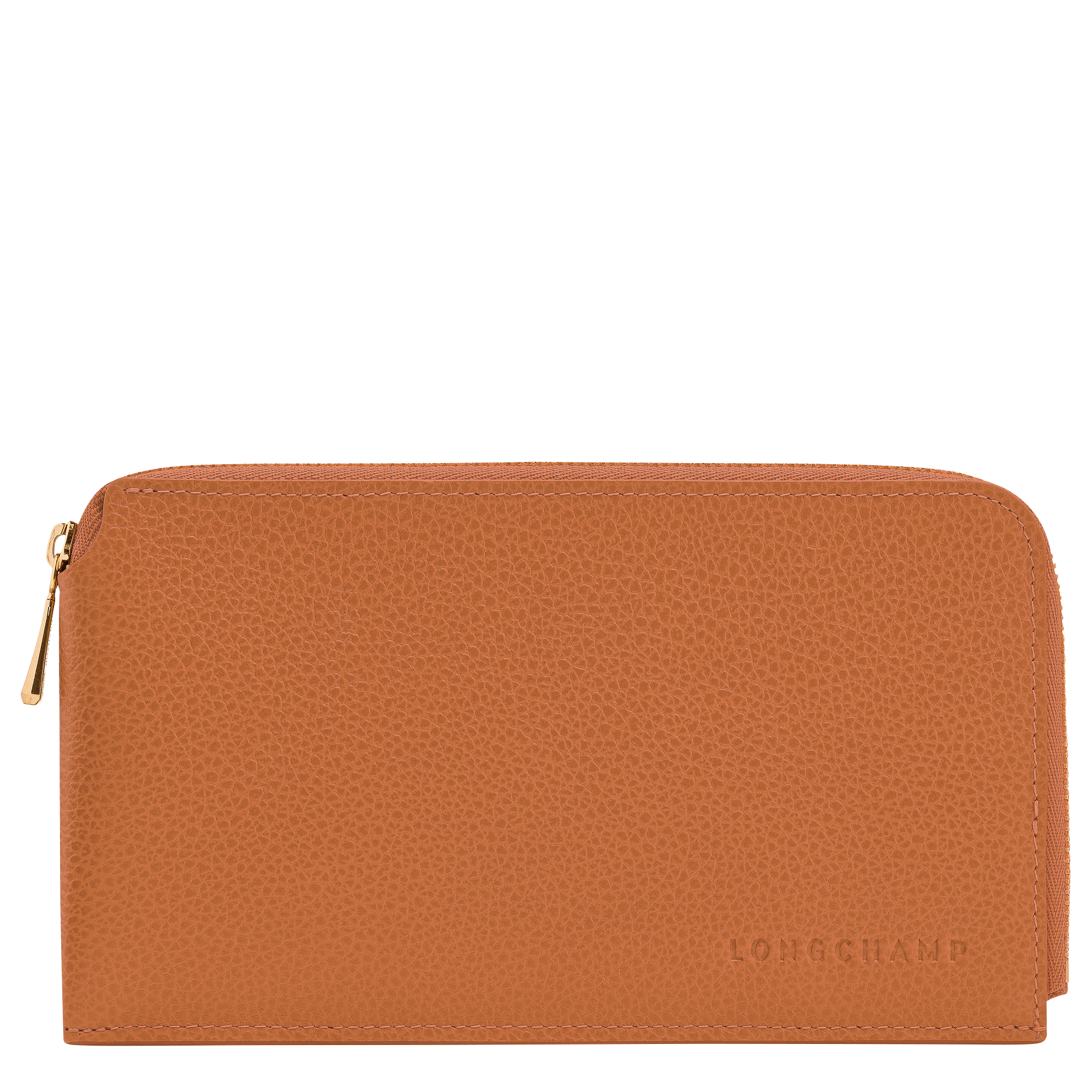 Longchamp Le Foulonné Pouch Amber