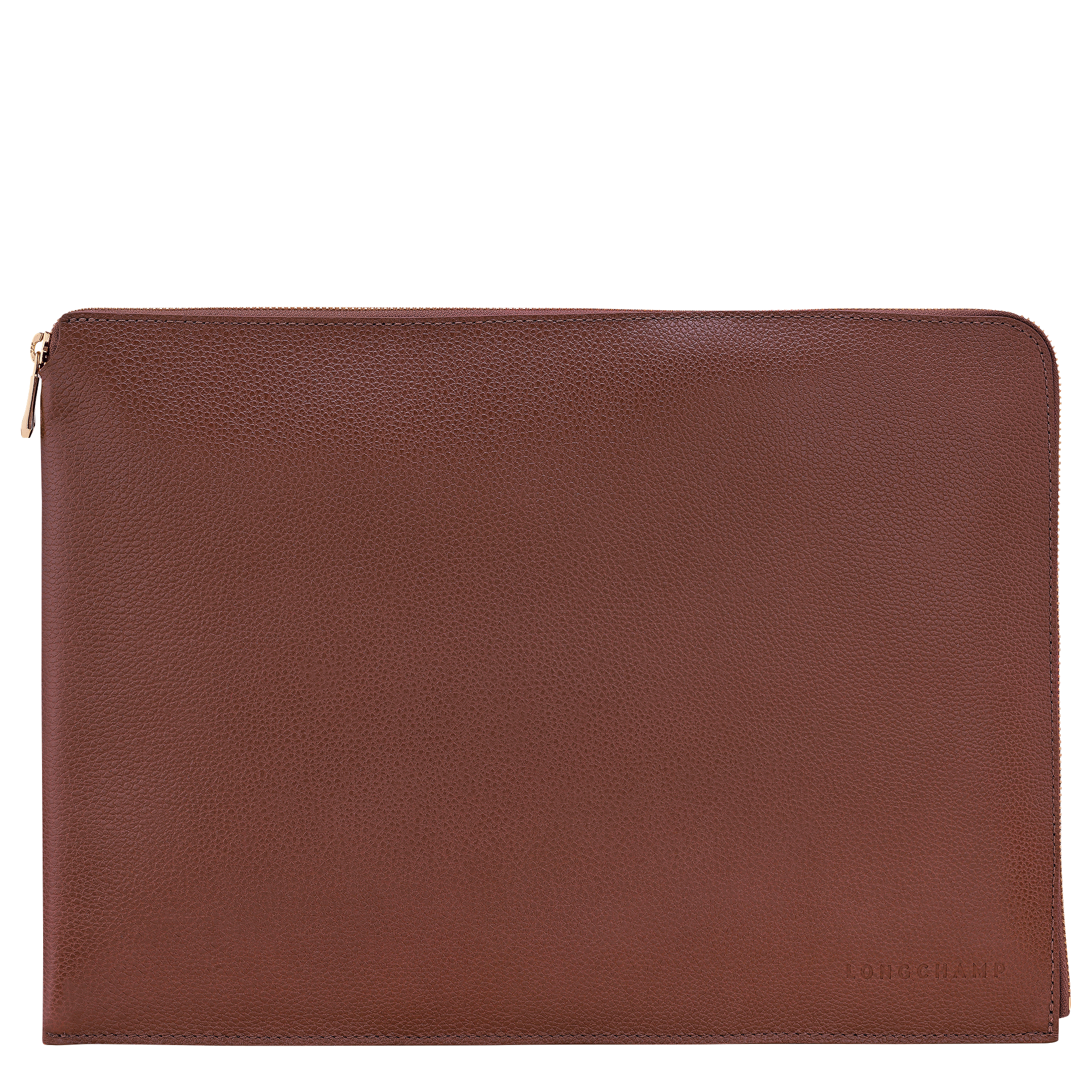 Longchamp Le Foulonné Laptop case Coffee