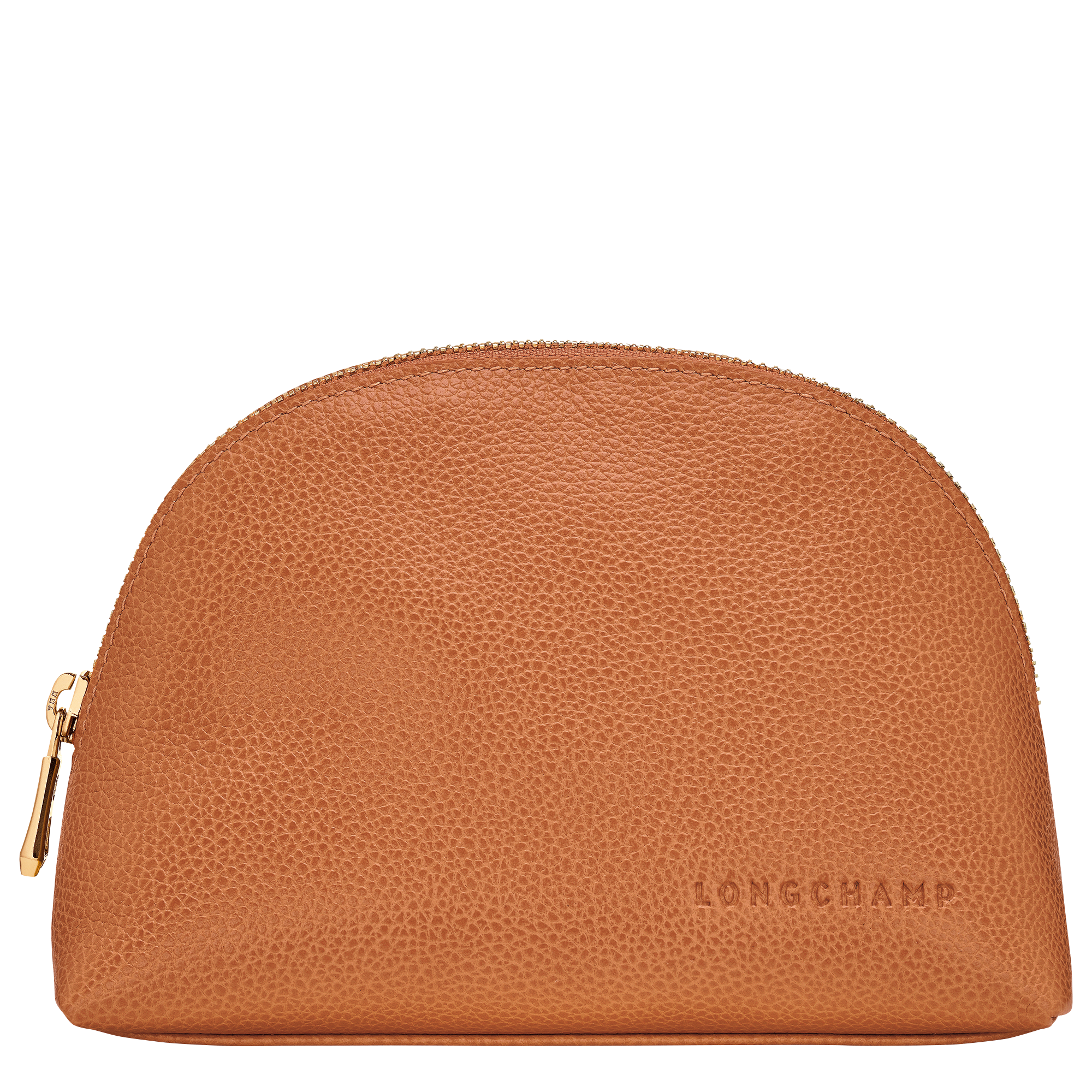 Longchamp Le Foulonné Pouch Amber