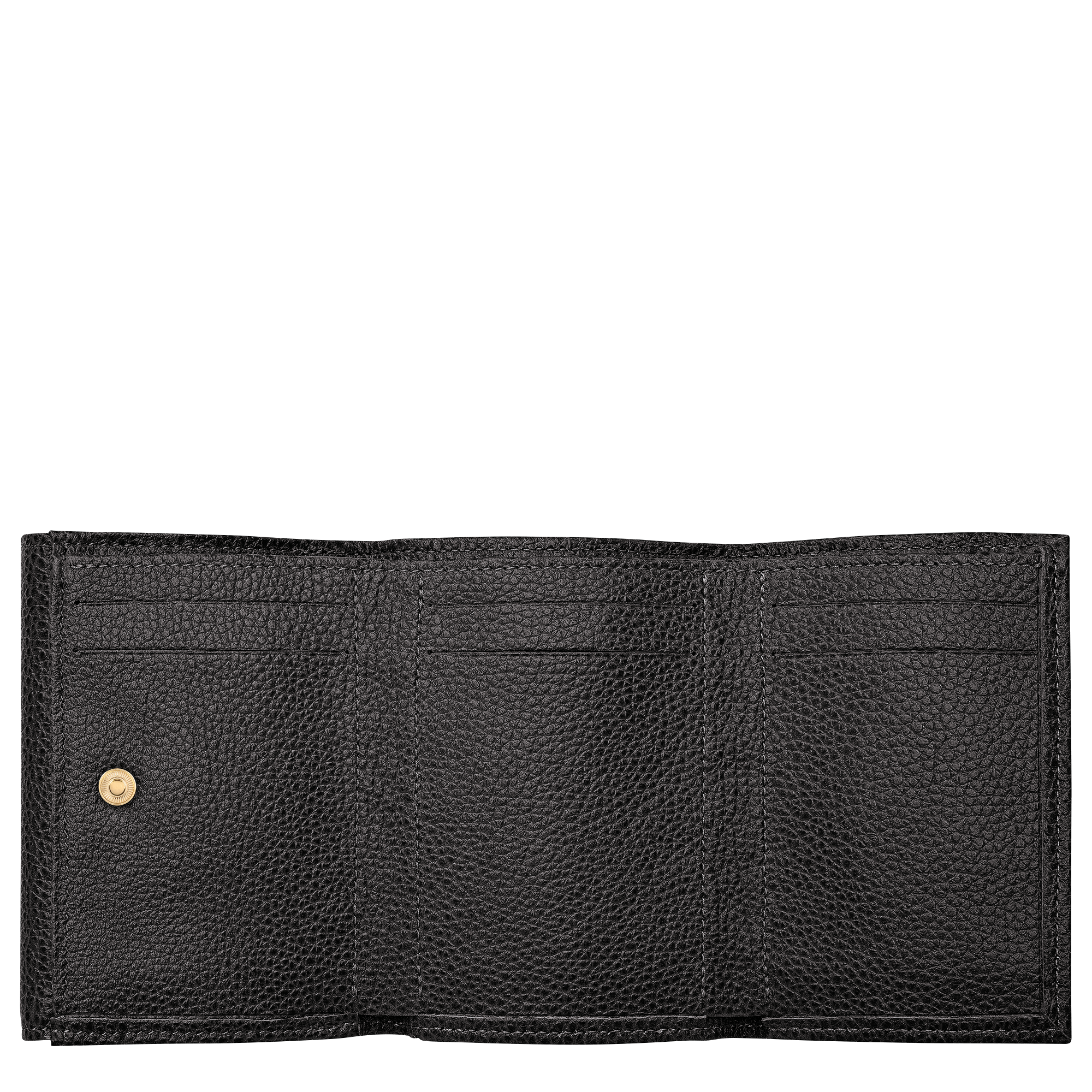 Longchamp Le Foulonné Compact wallet Black