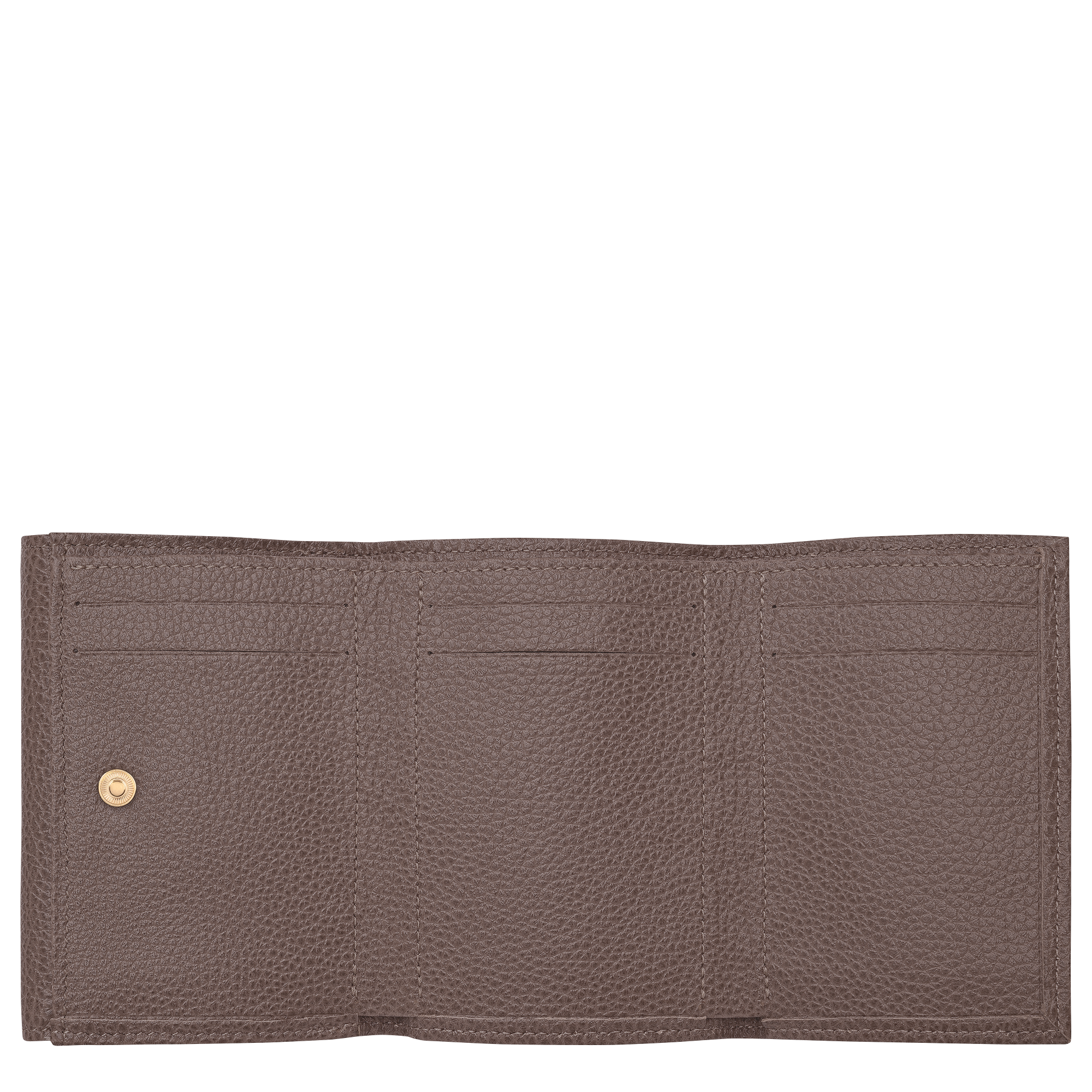 Longchamp Le Foulonné Compact wallet Taupe