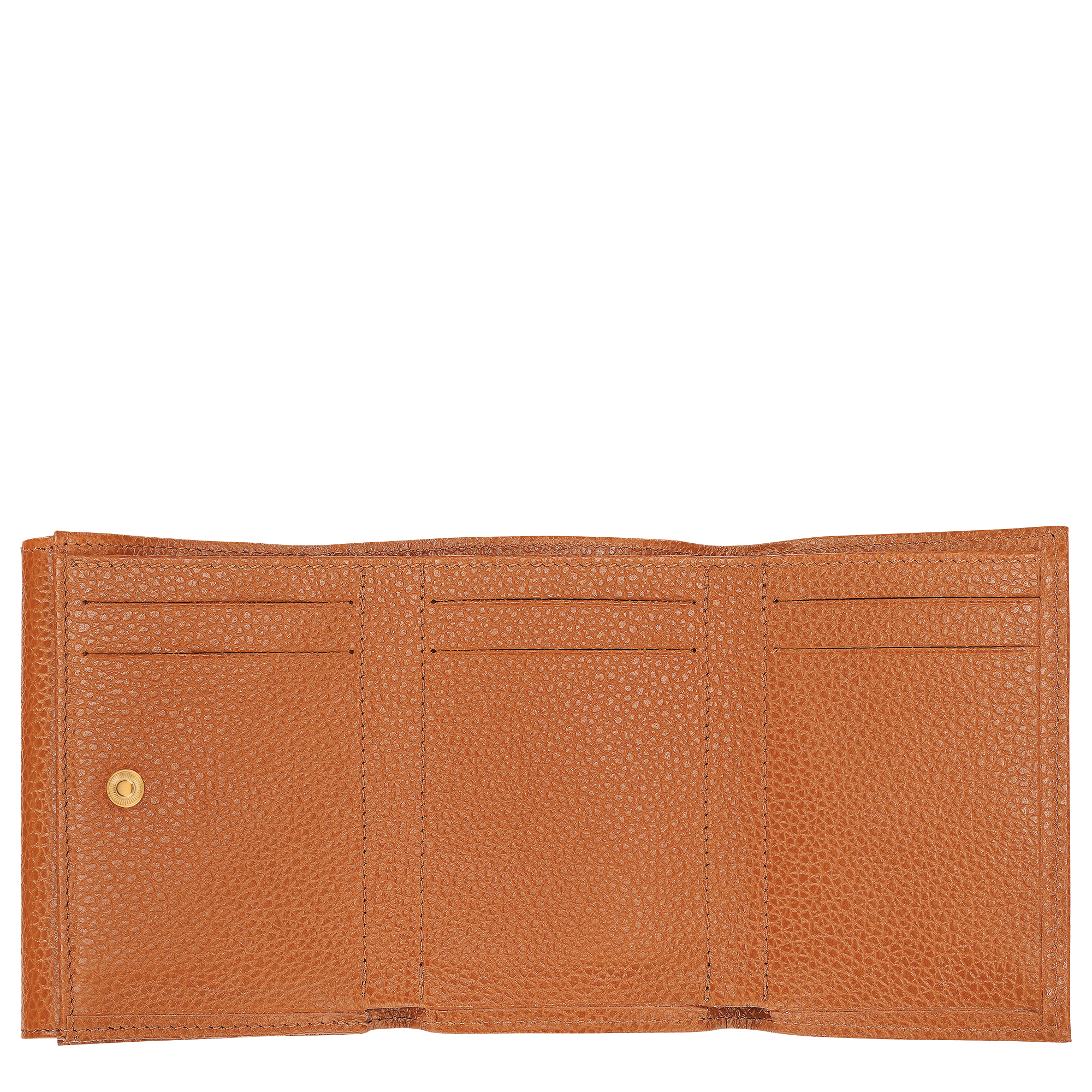 Longchamp Le Foulonné Compact wallet Amber