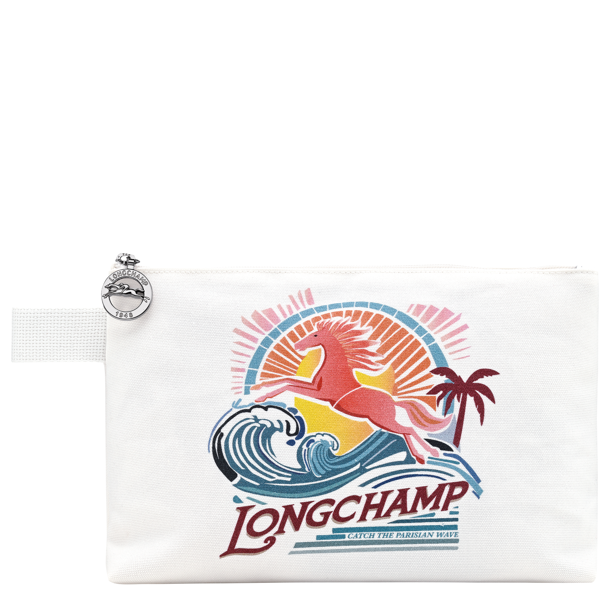 Longchamp Le Pliage Collection Pouch Rainbow