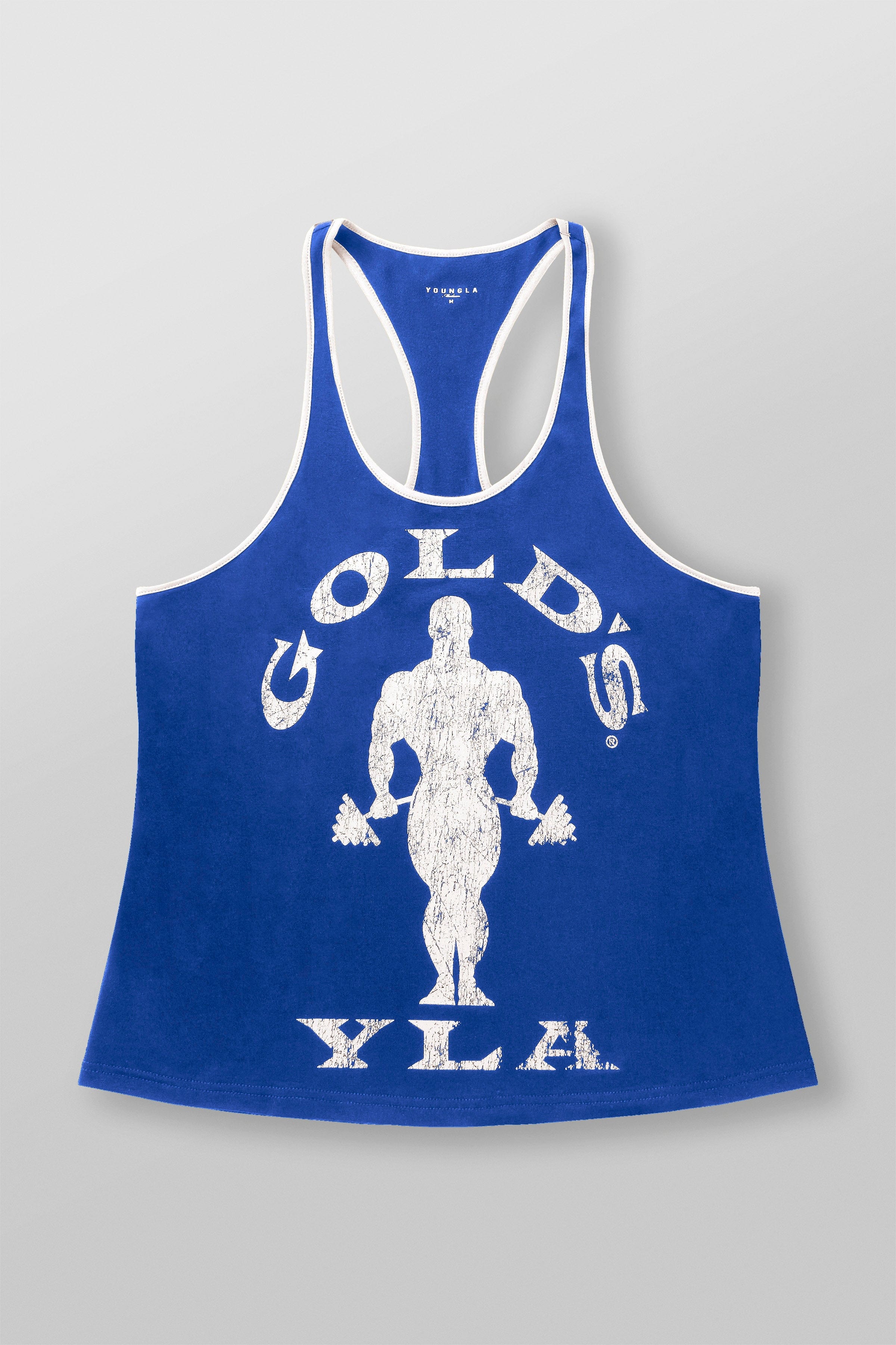 YoungLA 3014 - Golds Gym Classic Stringers Blue