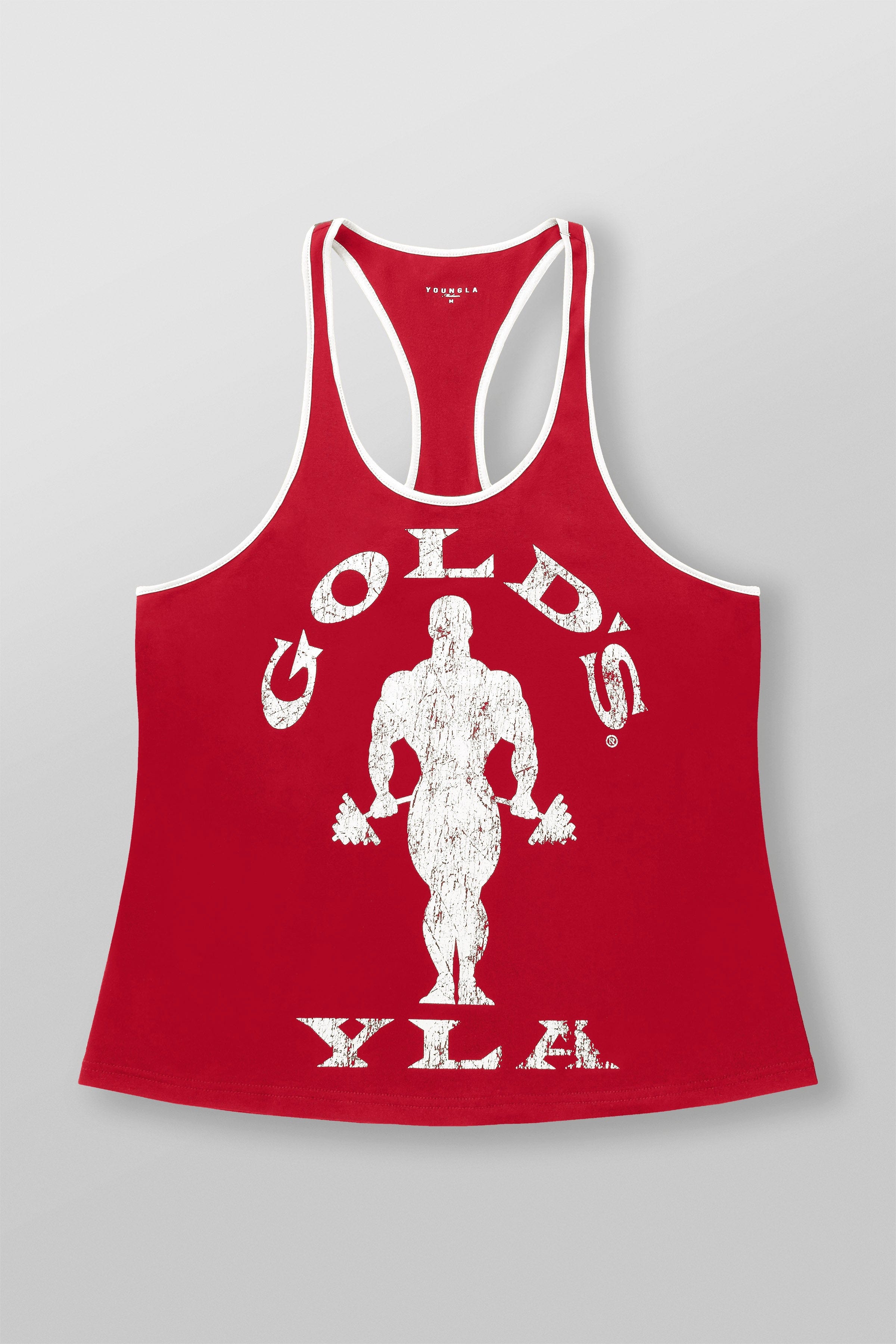 YoungLA 3014 - Golds Gym Classic Stringers Red