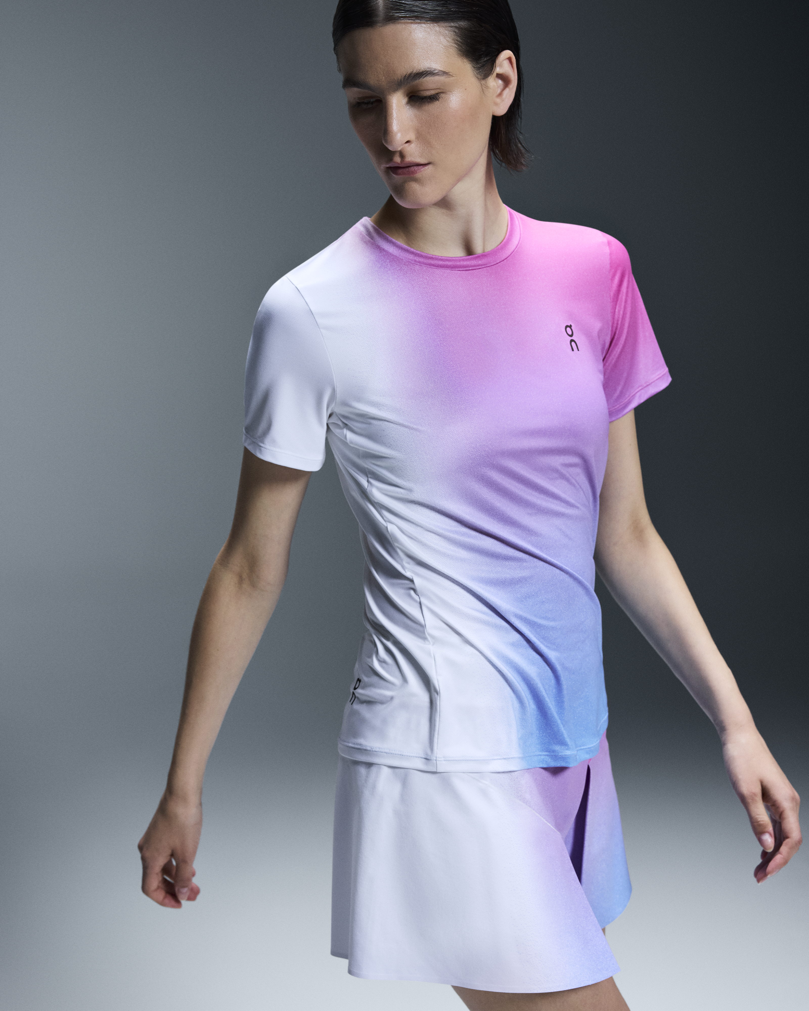 On Court-T White | Pink (Women'S) (Women's)