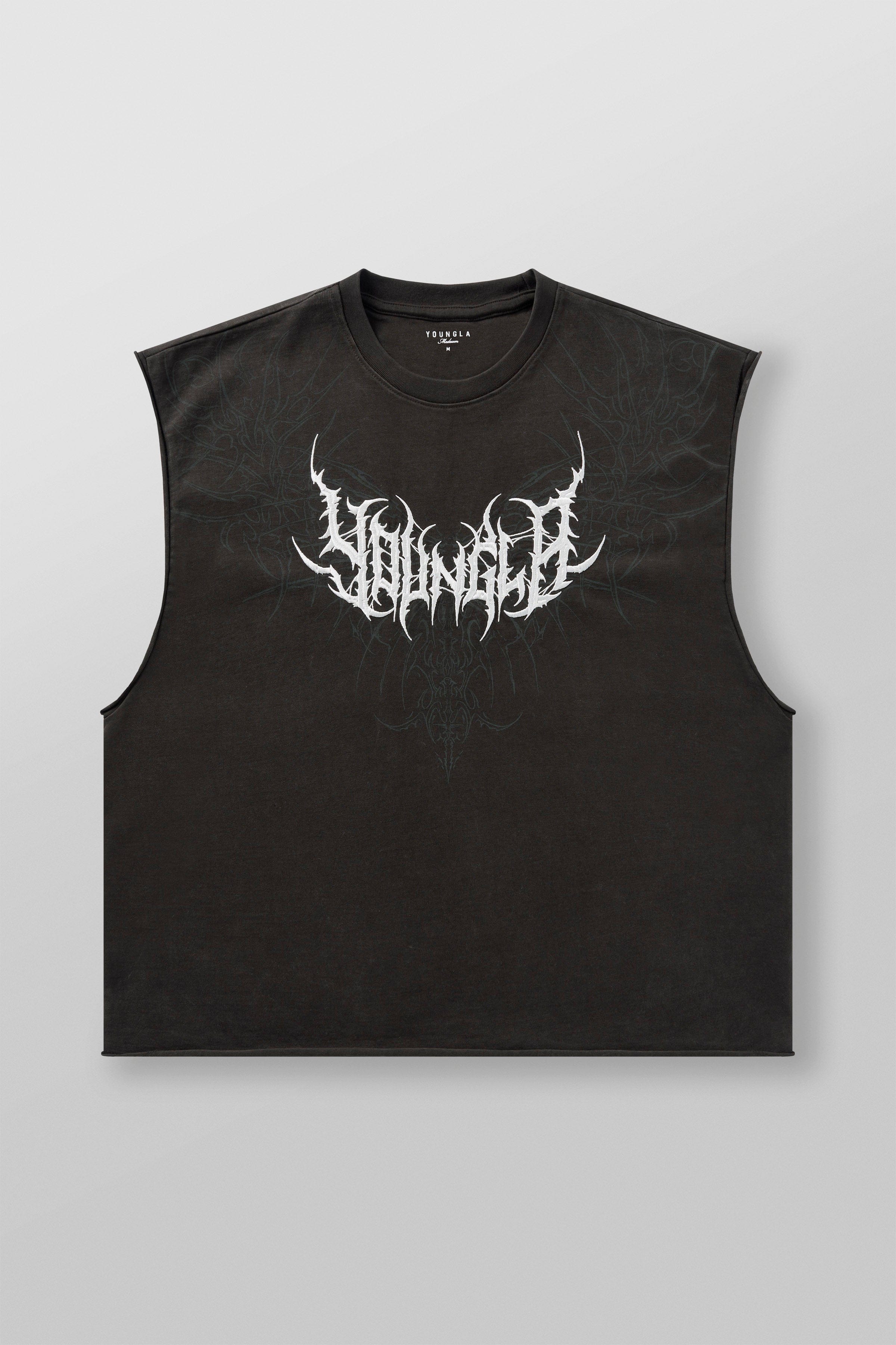 YoungLA 3027 - Dark Wave Cut-Offs Brown Wash