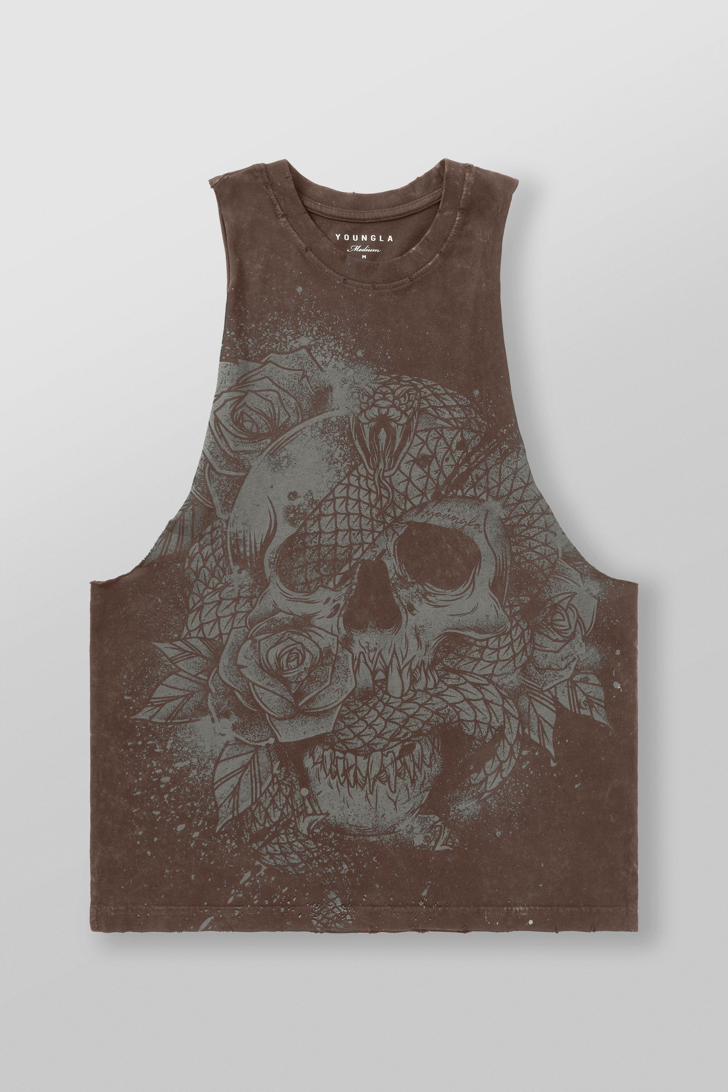 YoungLA 3028 - Eternal Coil Tanks Brown Wash