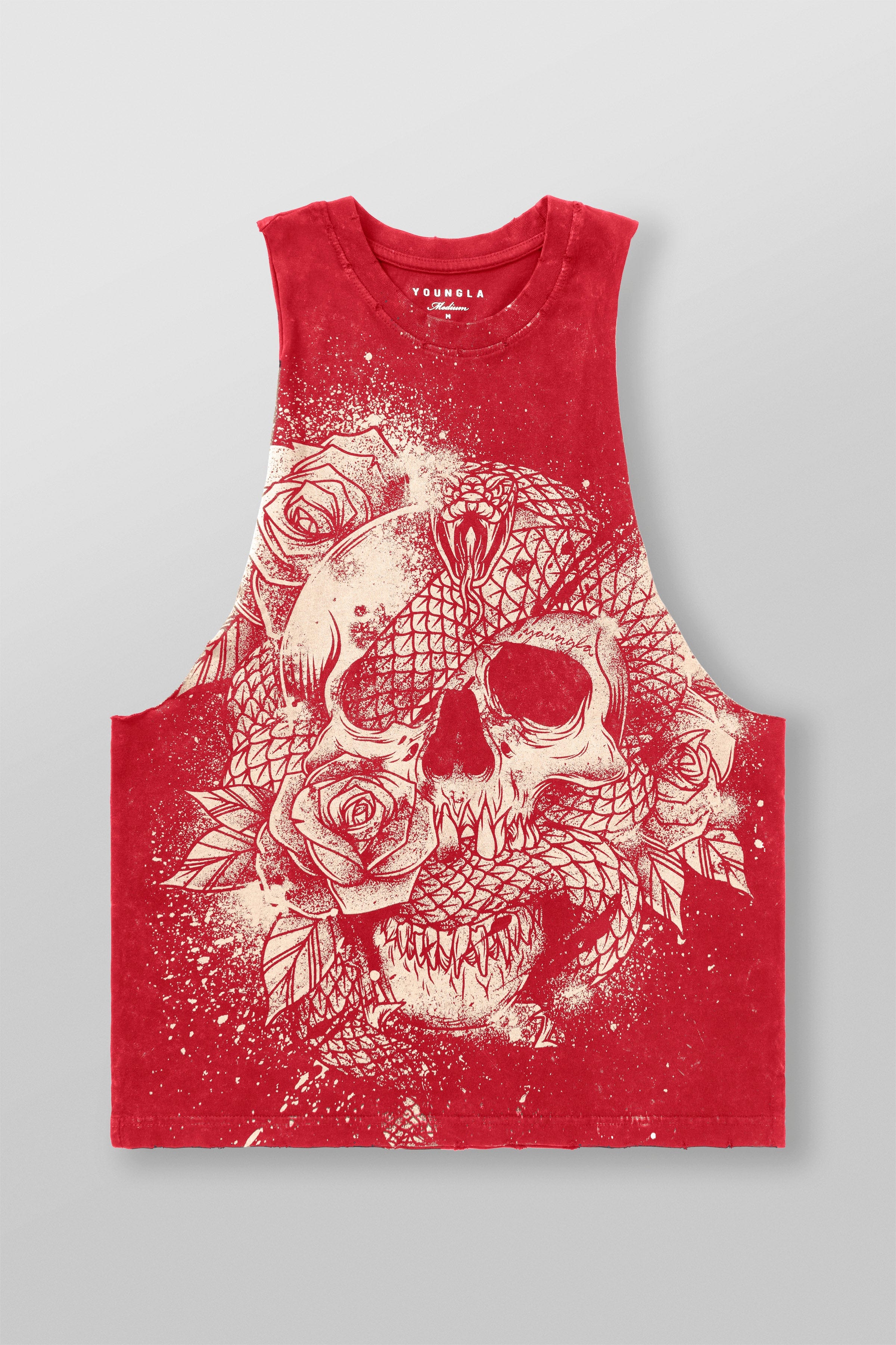 YoungLA 3028 - Eternal Coil Tanks Red Wash